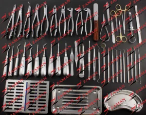 German 48 PC Oral Dental Surgery Extracting Elevators Forceps Instrument Kit Set