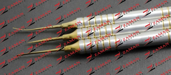 Flexable Periotome dental implant & tooth Extraction Screw Periodontal 3 PCs Set - Image 2