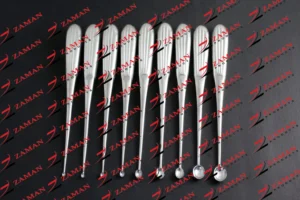 Spinal Fusion Curette New Hibbs Spratt 9 PCs Set Oval Cup 9" By Zaman products
