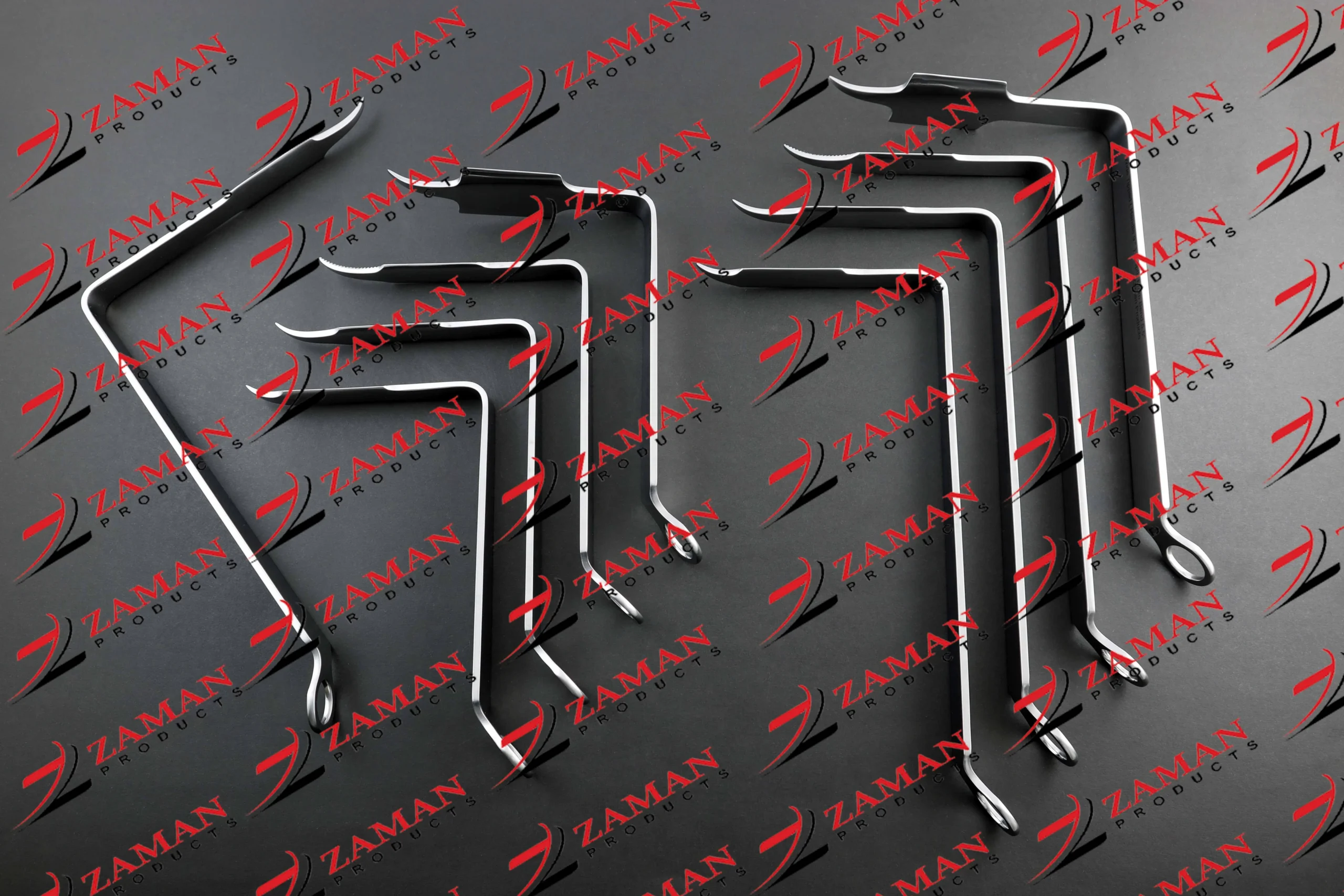 Bent Hohmann Knee Retractors Hip Arthroplasty Set Of 9 Orthopedic By Zaman products