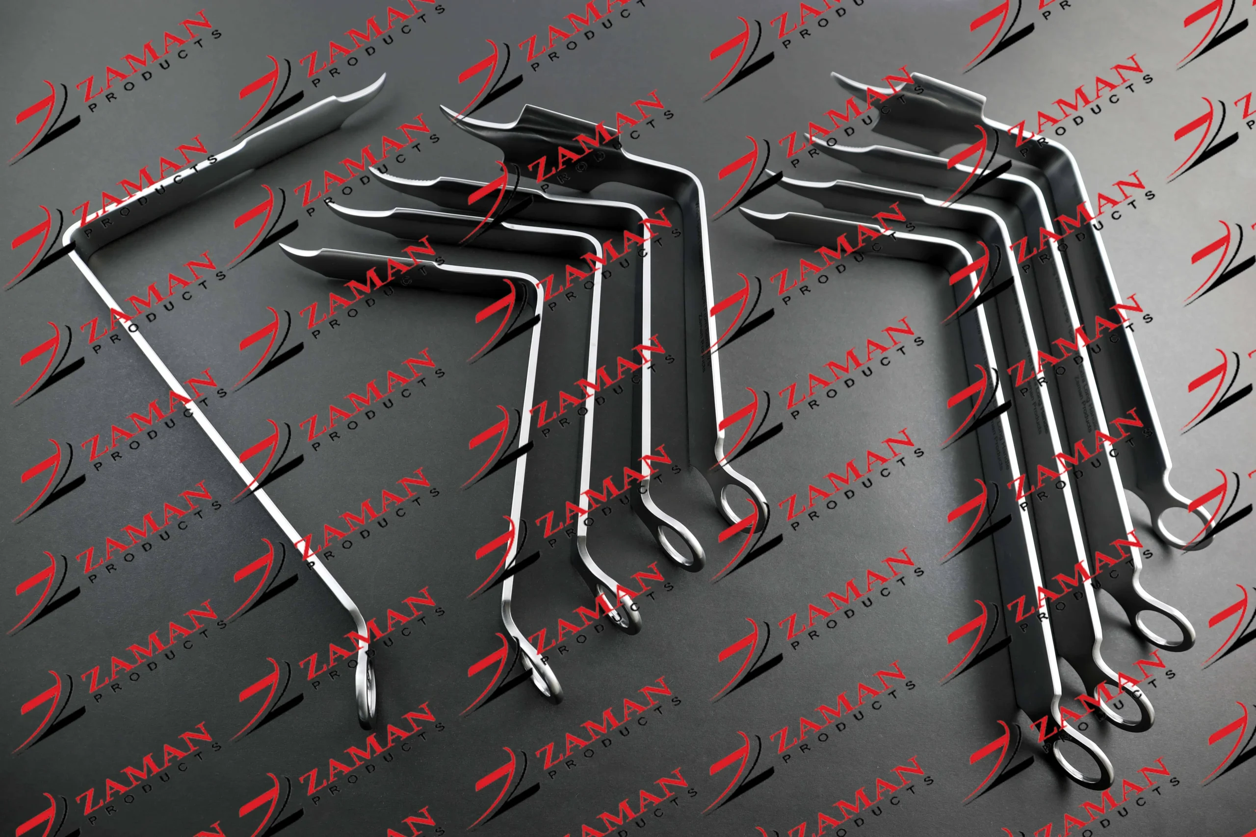 Bent Hohmann Knee Retractors Hip Arthroplasty Set Of 9 Orthopedic By Zaman products - Image 3