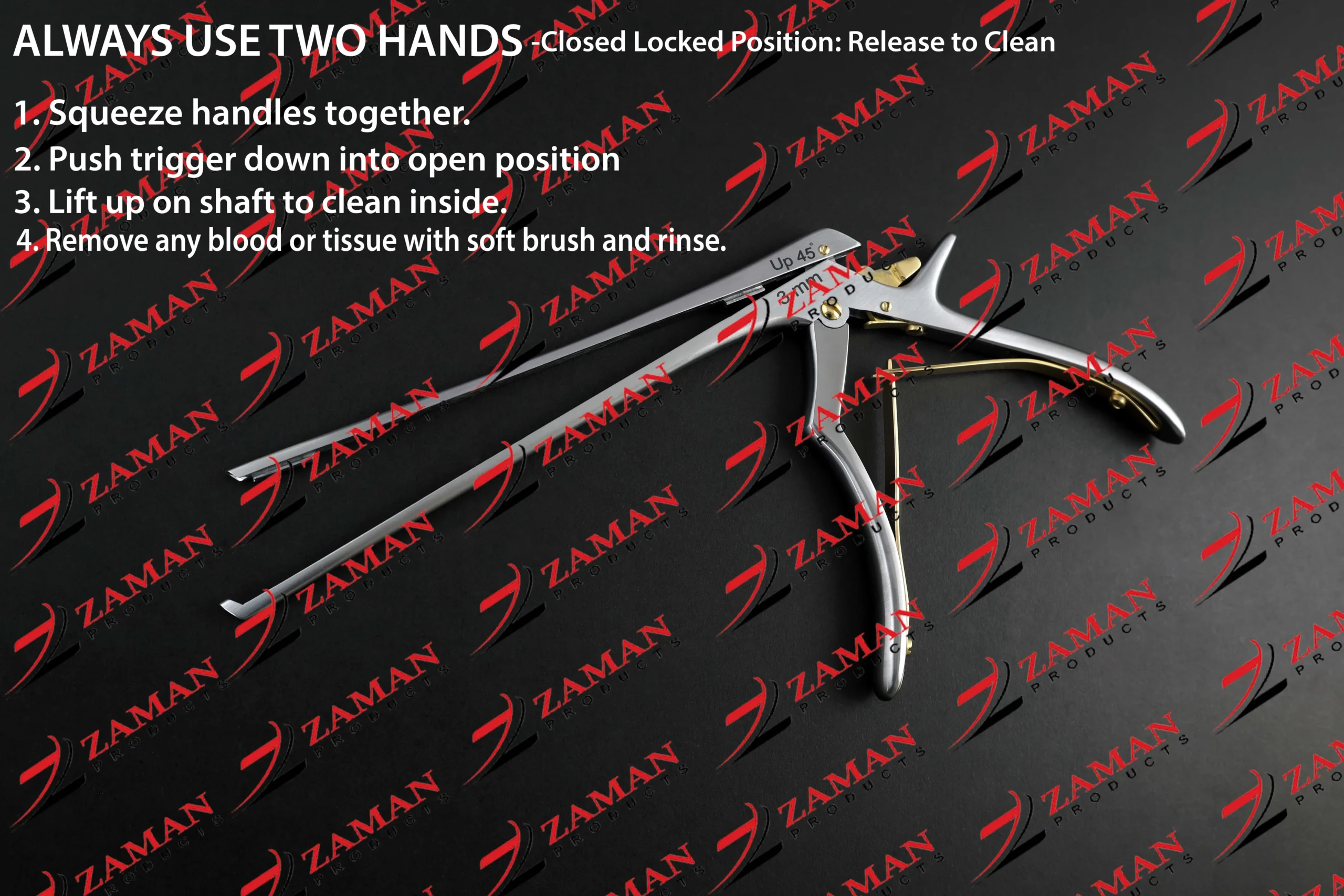 Convertible Kerrison Rongeurs 1,2,3,4,5 mm 5 PCs German Orthopedic Instruments - Image 3