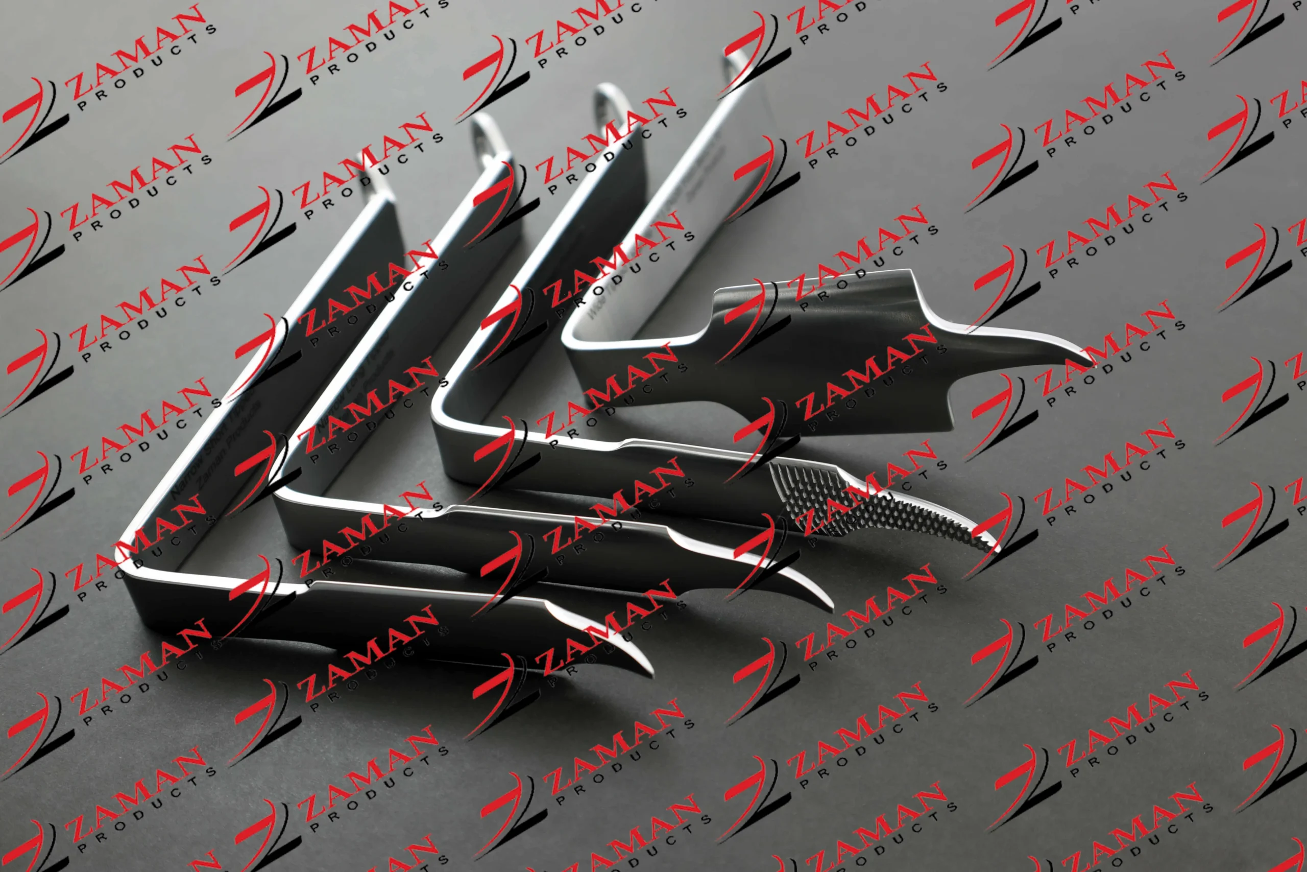 Bent Hohmann Knee Retractors Hip Arthroplasty Set Of 4 PCs Orthopedic By Zaman Products - Image 3