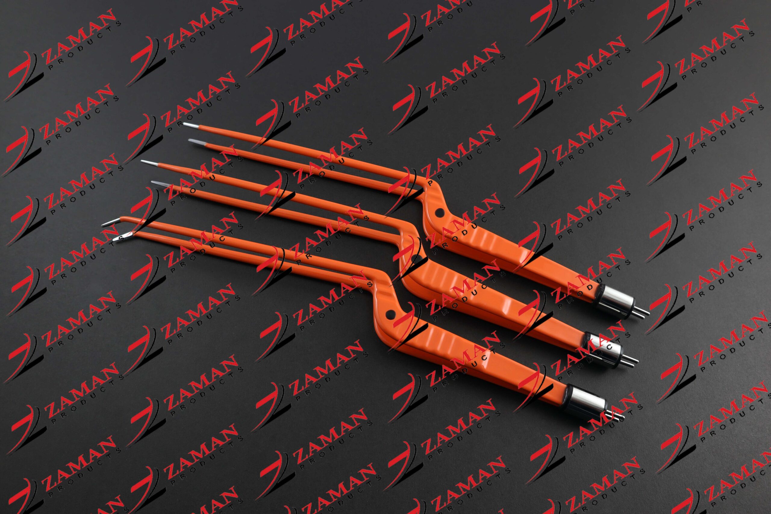 American Bayonet Non Stick Bipolar Forceps & Cables (3 pcs + 2 Cords Set ) - Image 5