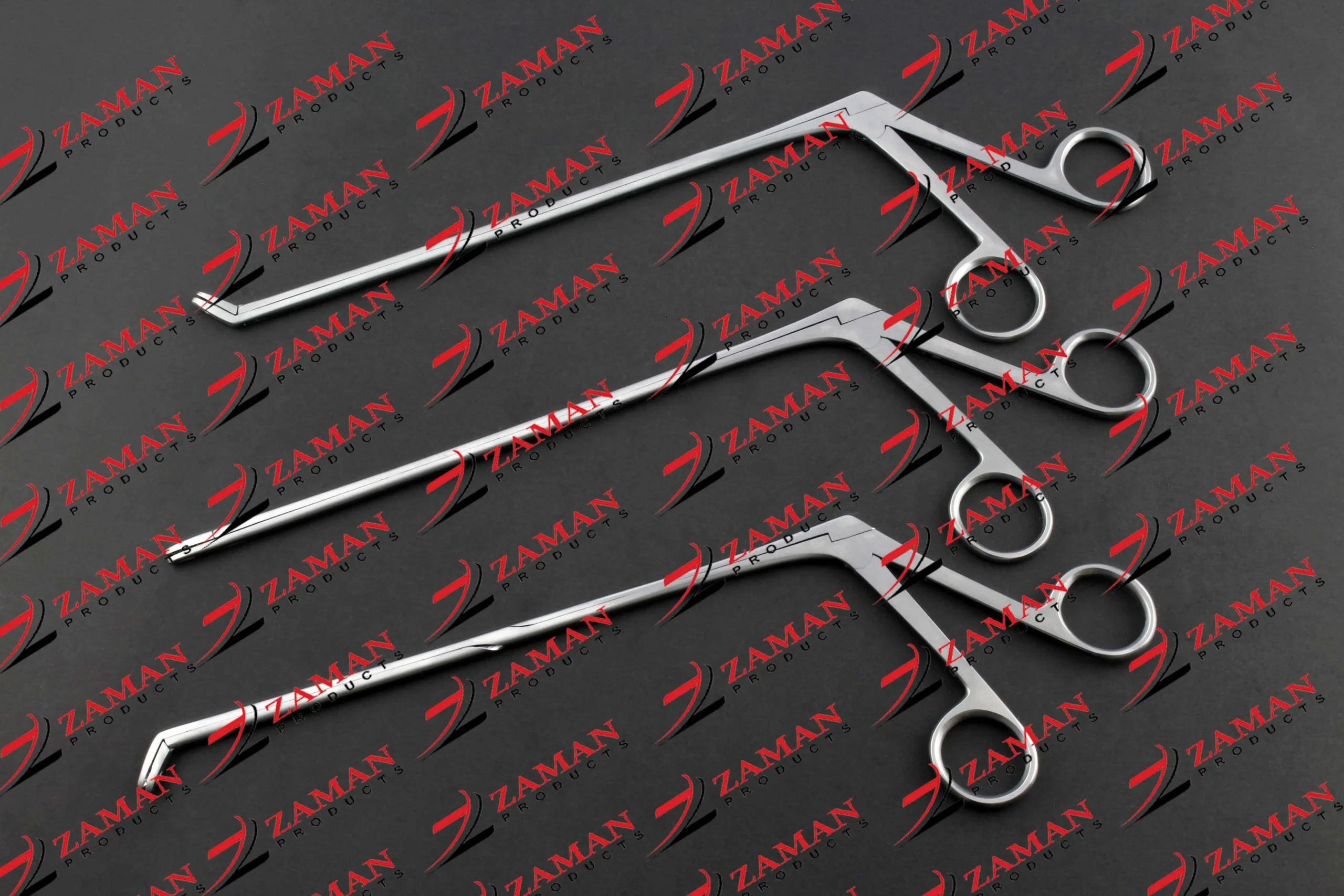 Blakesley Ethmoid Forceps Ent Sinuscopy Down Straight Up 4 mm x 22 cm 03 PCs Set