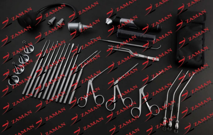 Micro Ent Instruments Reference Micro Surgery Set , Ear Forceps, Mini Otoscope Ent Surgical Instruments ...