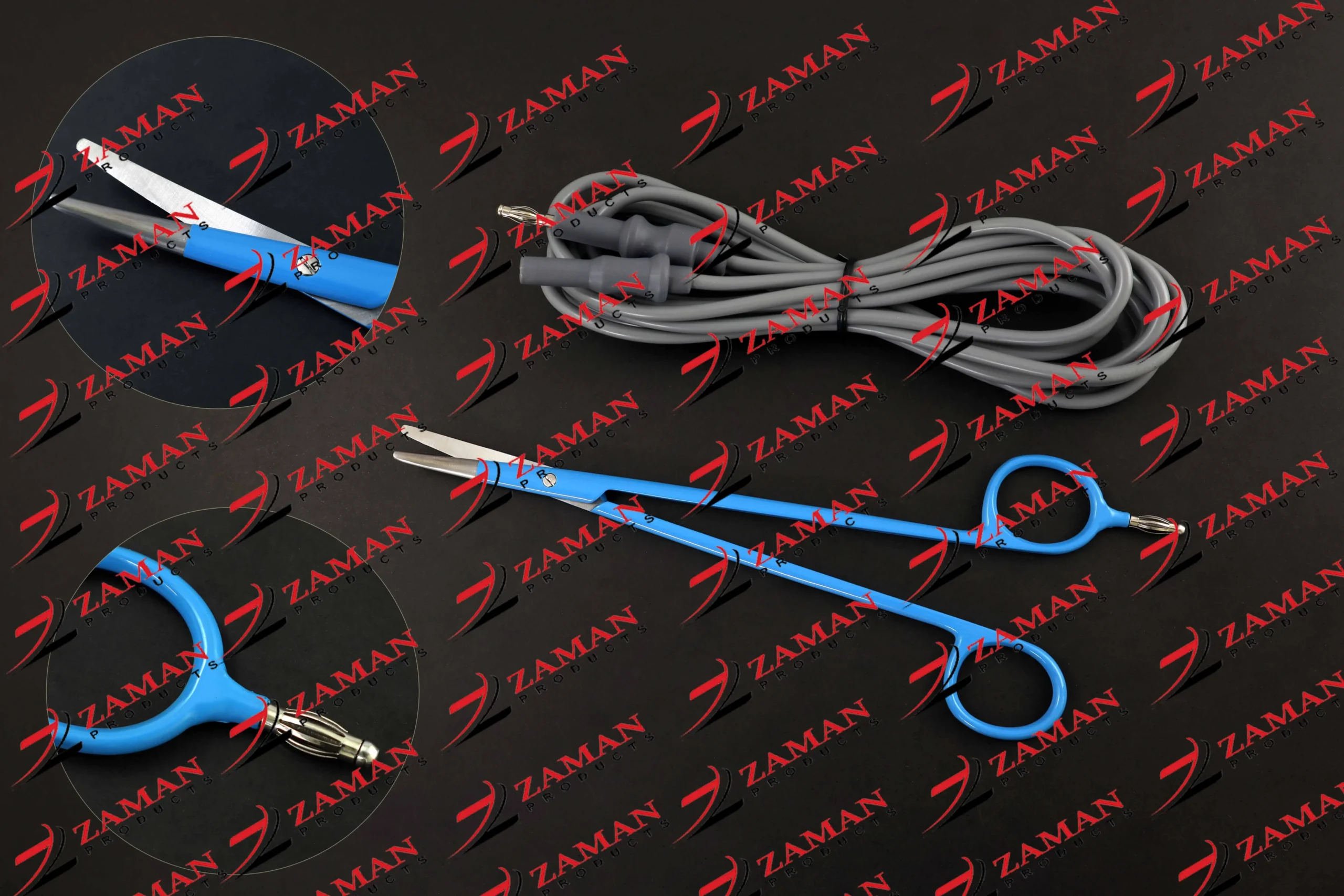 Monopolar Metzenbaum Scissors curved 7.5" 4mm connector and Silicon cord 3 meter - Image 2