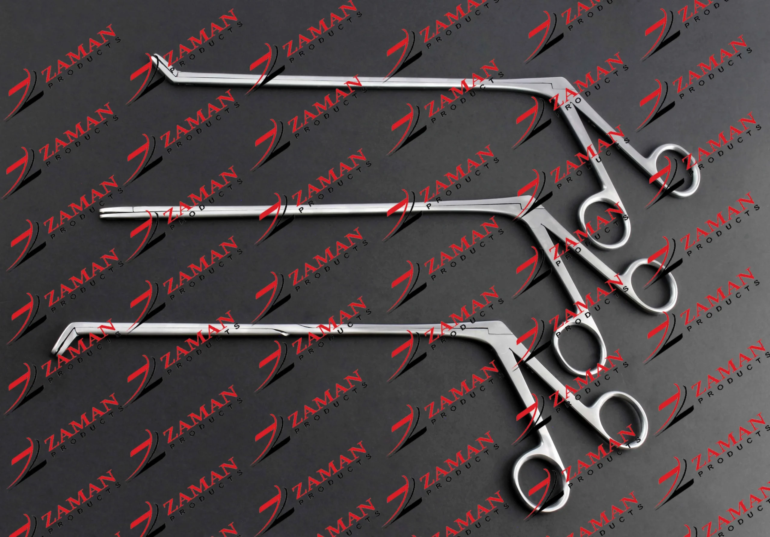 Blakesley Ethmoid Forceps Ent Sinuscopy Down Straight Up 4 mm x 22 cm 03 PCs Set - Image 2