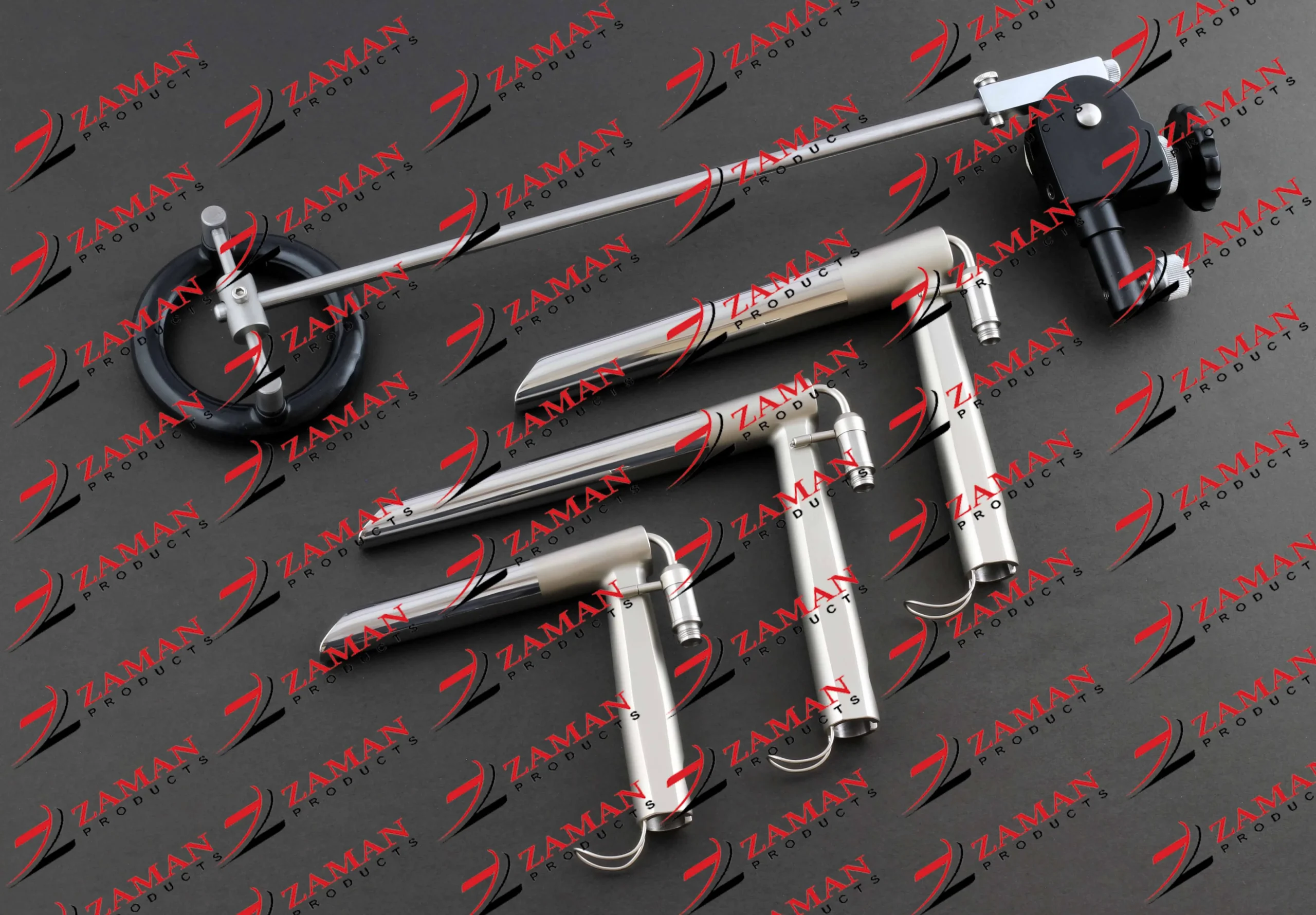 Fiber Optic Operating Laryngoscope Rigid direct 9 PCs set With Box By Zaman Products - Image 6