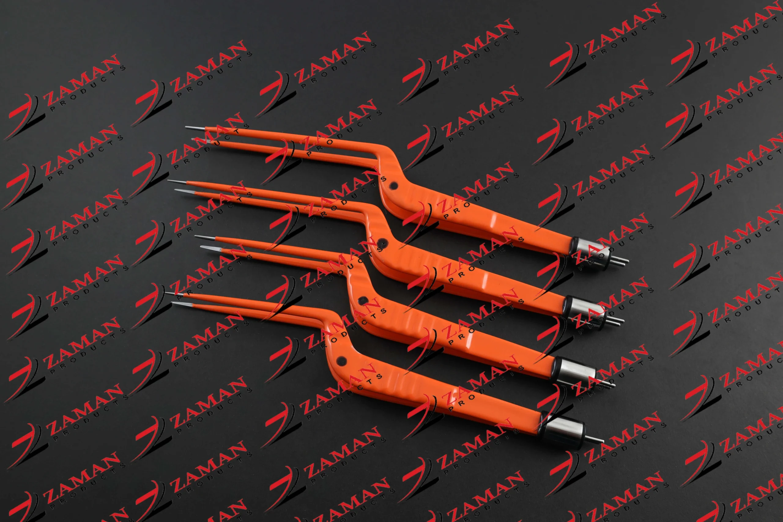 American Bayonet Non Stick Bipolar Forceps & Cables (4 pcs + 2 Cords Set ) - Image 7