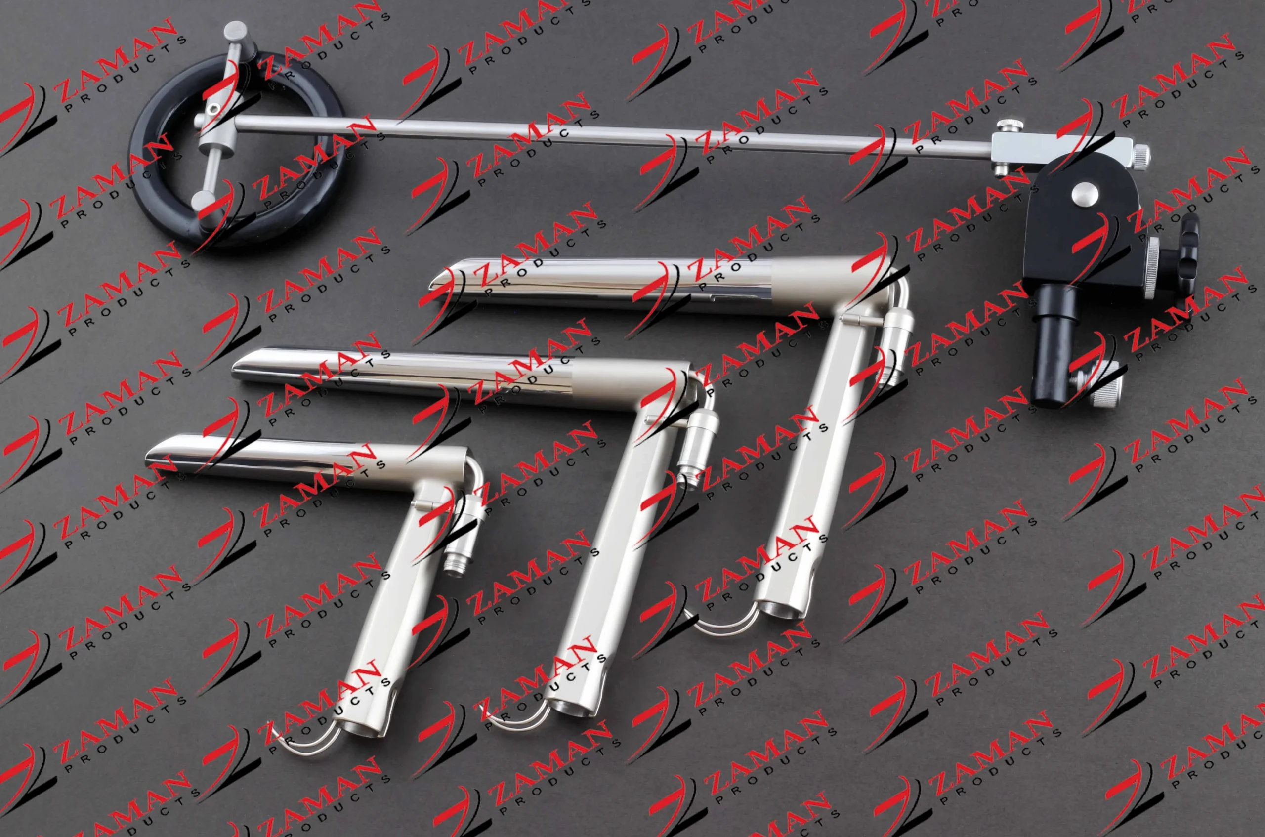 Fiber Optic Operating Laryngoscope Rigid direct 9 PCs set With Box By Zaman Products - Image 3