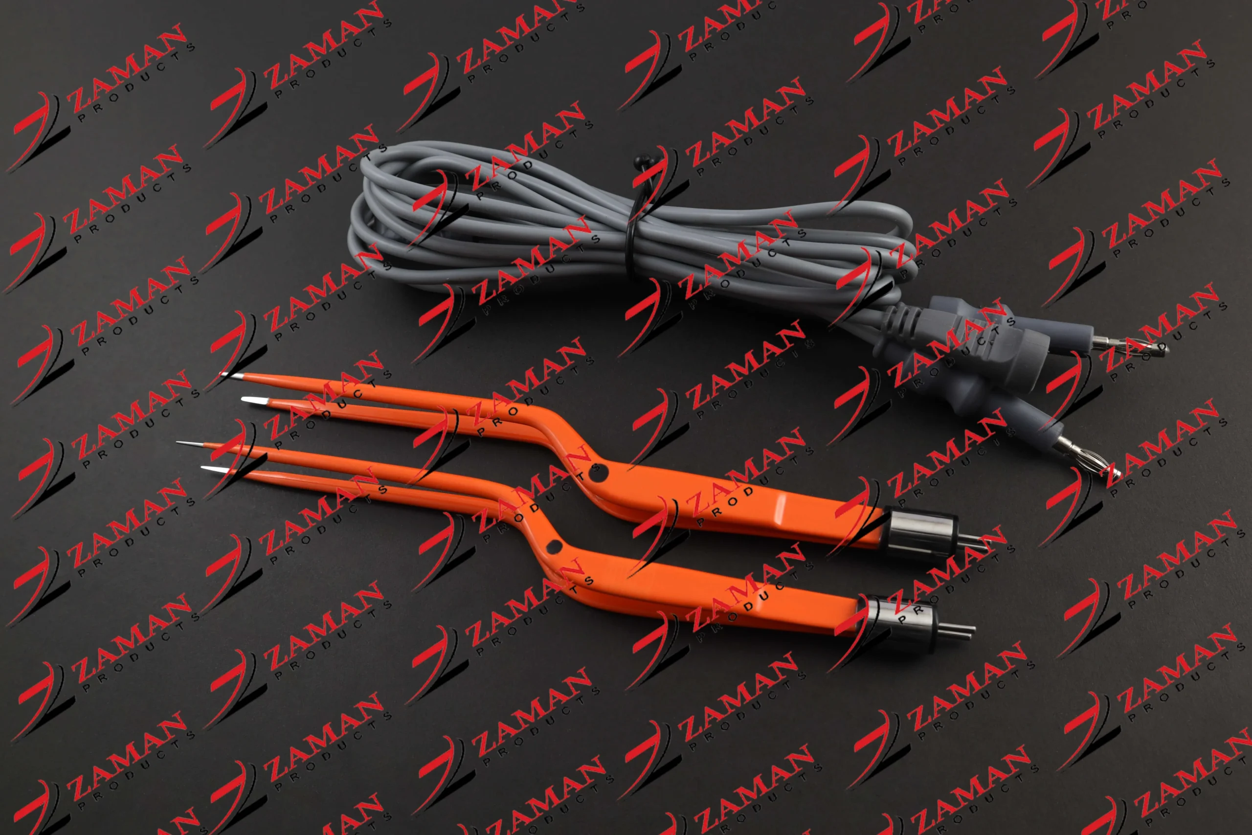 Bipolar Bayonet Forceps 0.5 & 1.5 mm, 20 cm Non Stick w/ Reusable Cable - Image 2