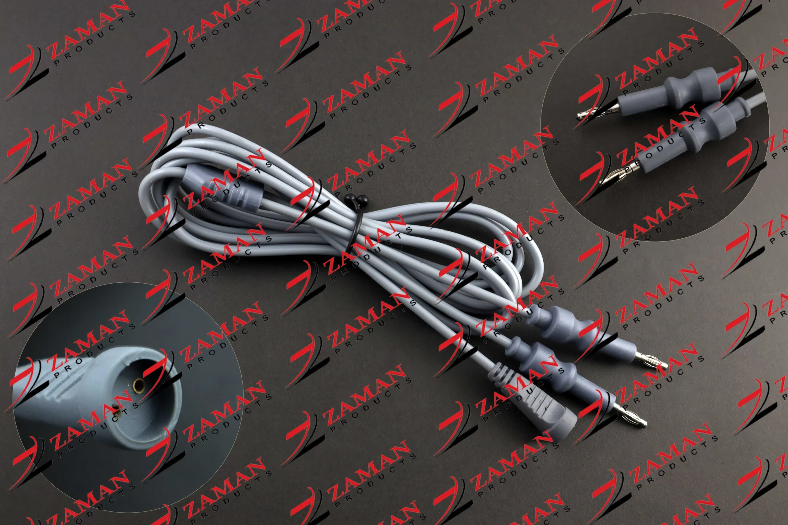 Bipolar Bayonet Forceps 0.5 & 1.5 mm, 20 cm Non Stick w/ Reusable Cable - Image 7