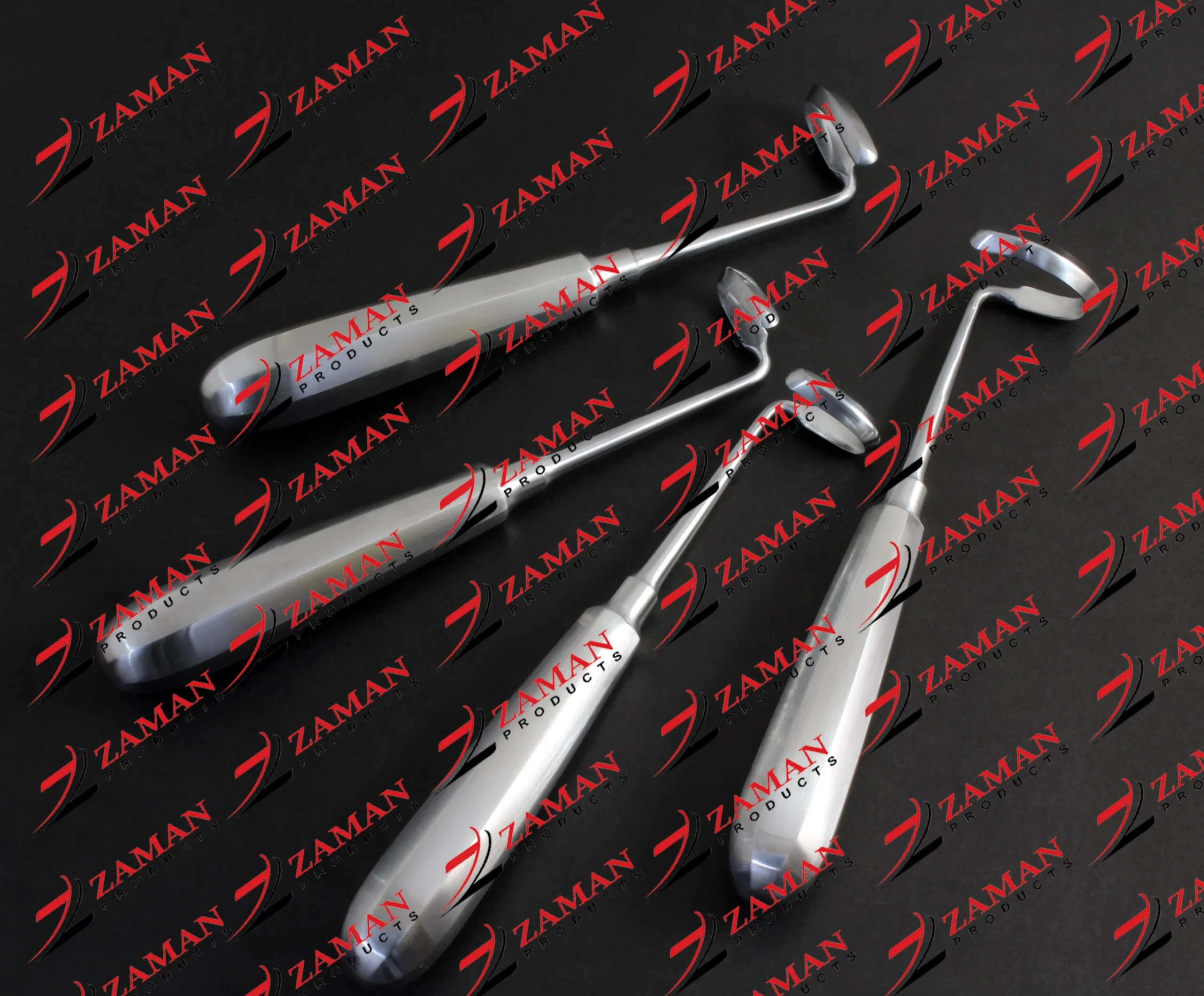 Doyen Rib Costal Elevator Raspatory Cardio Children & Adultos L & R 4 PCs Set