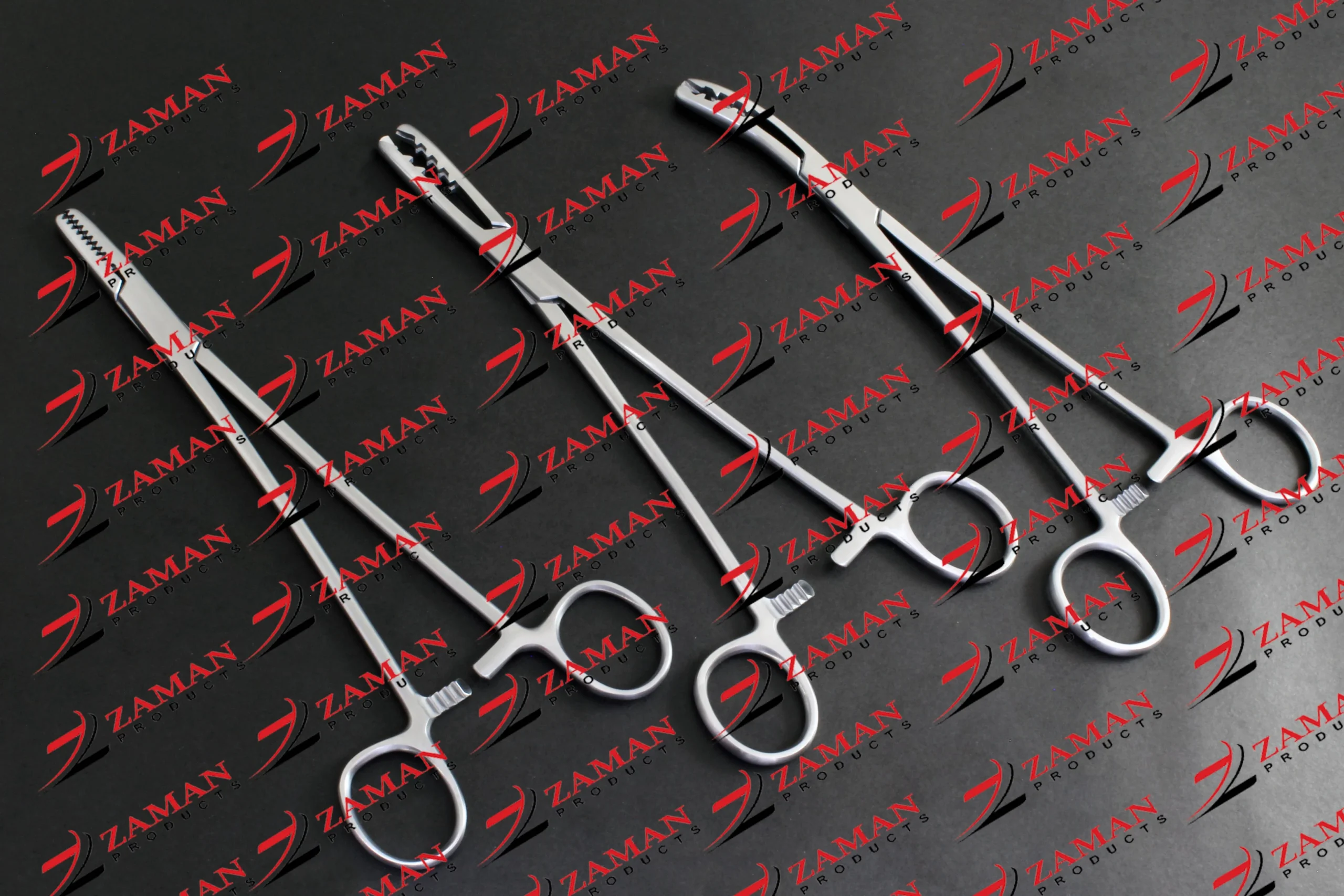 Cartilage Seizing Forceps Meniscus Forceps Bone Holding 3 PCs Set By Zaman Products
