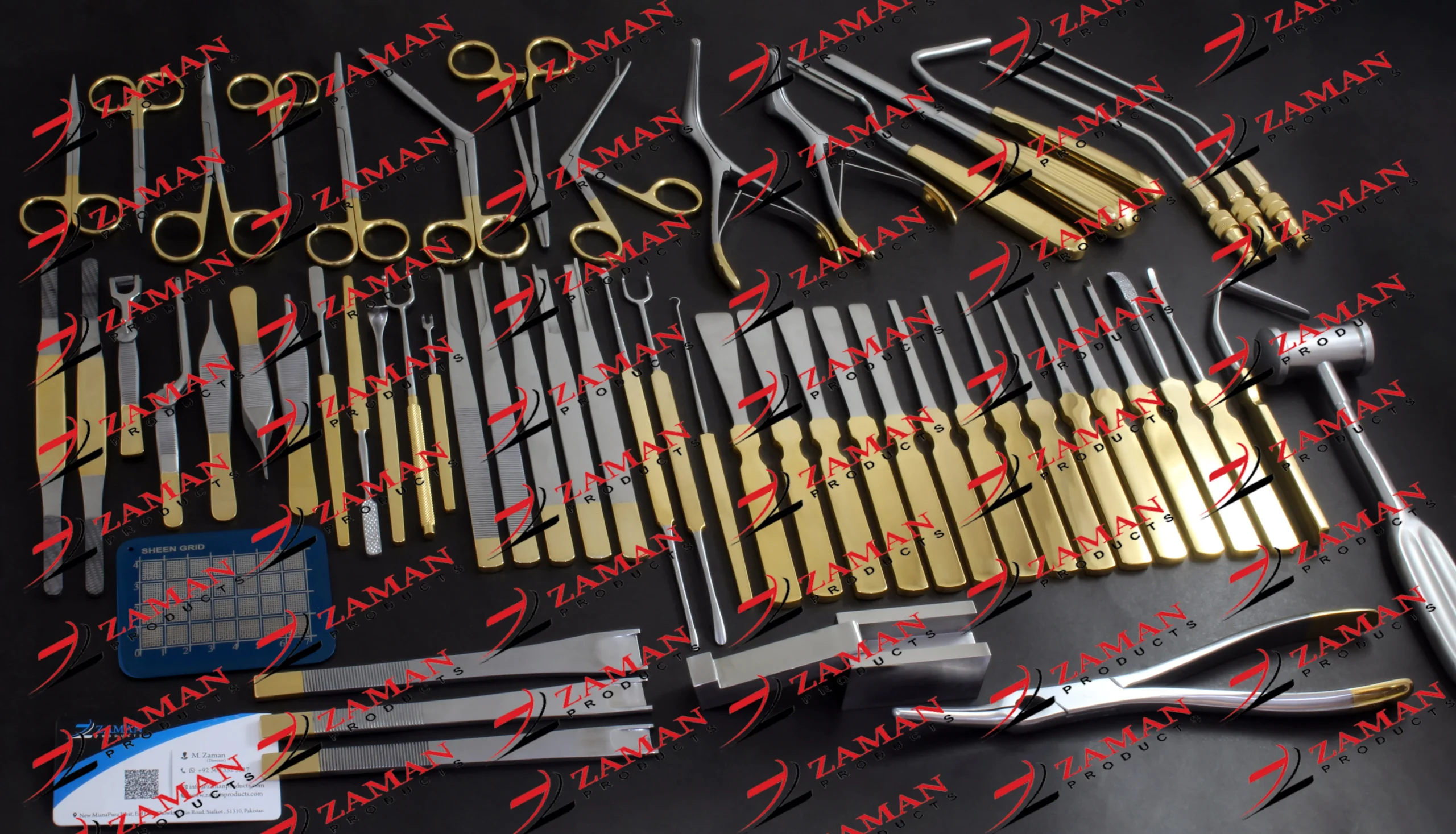 Rhinoplasty Instruments Set of 58 Pieces Nose Surgery Reusable By Zaman Products - Image 2