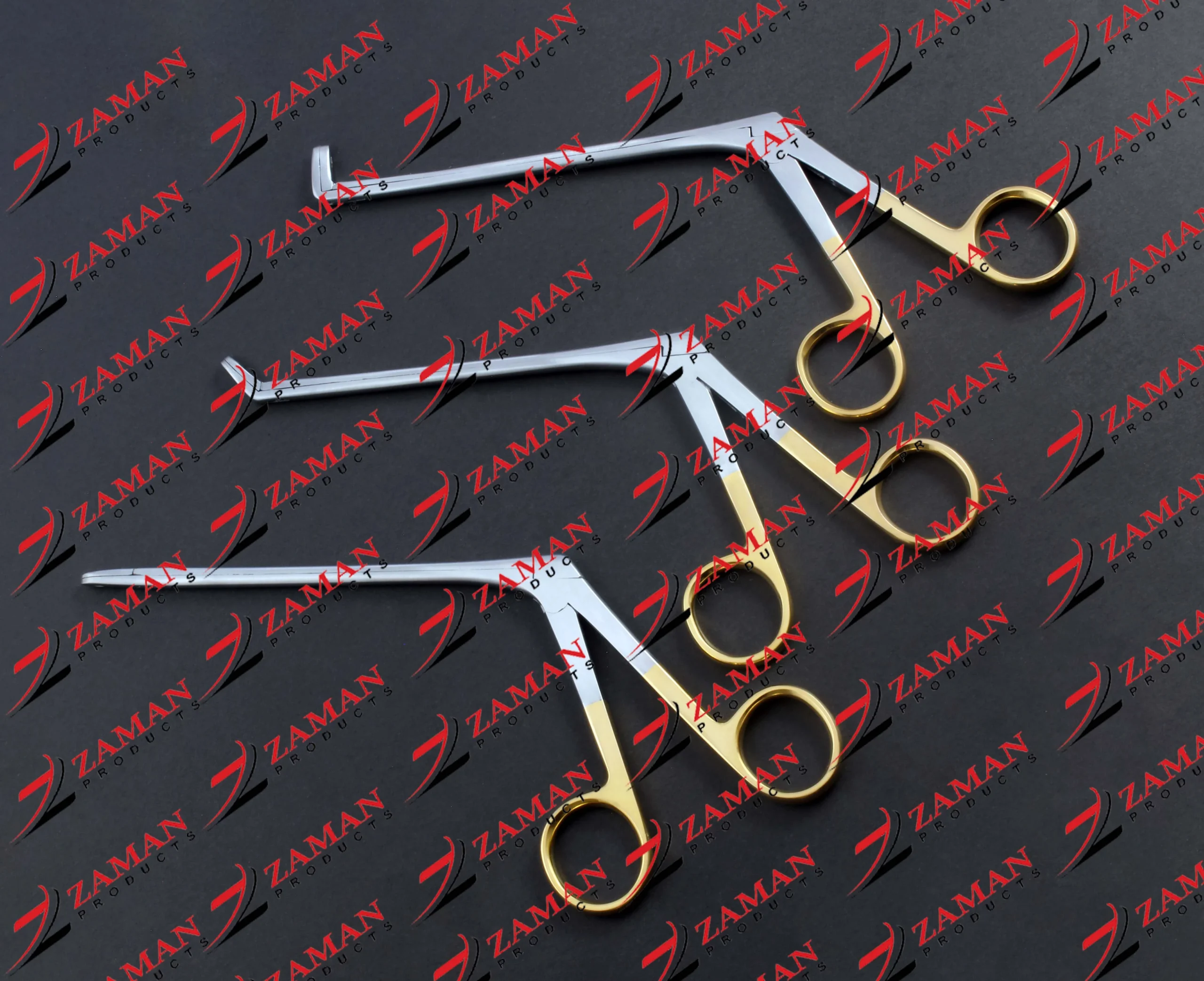 Weil Blakesley Nasal Forceps Straight/45/90 Degree 140mm 3 PCs Set By Zaman products - Image 2