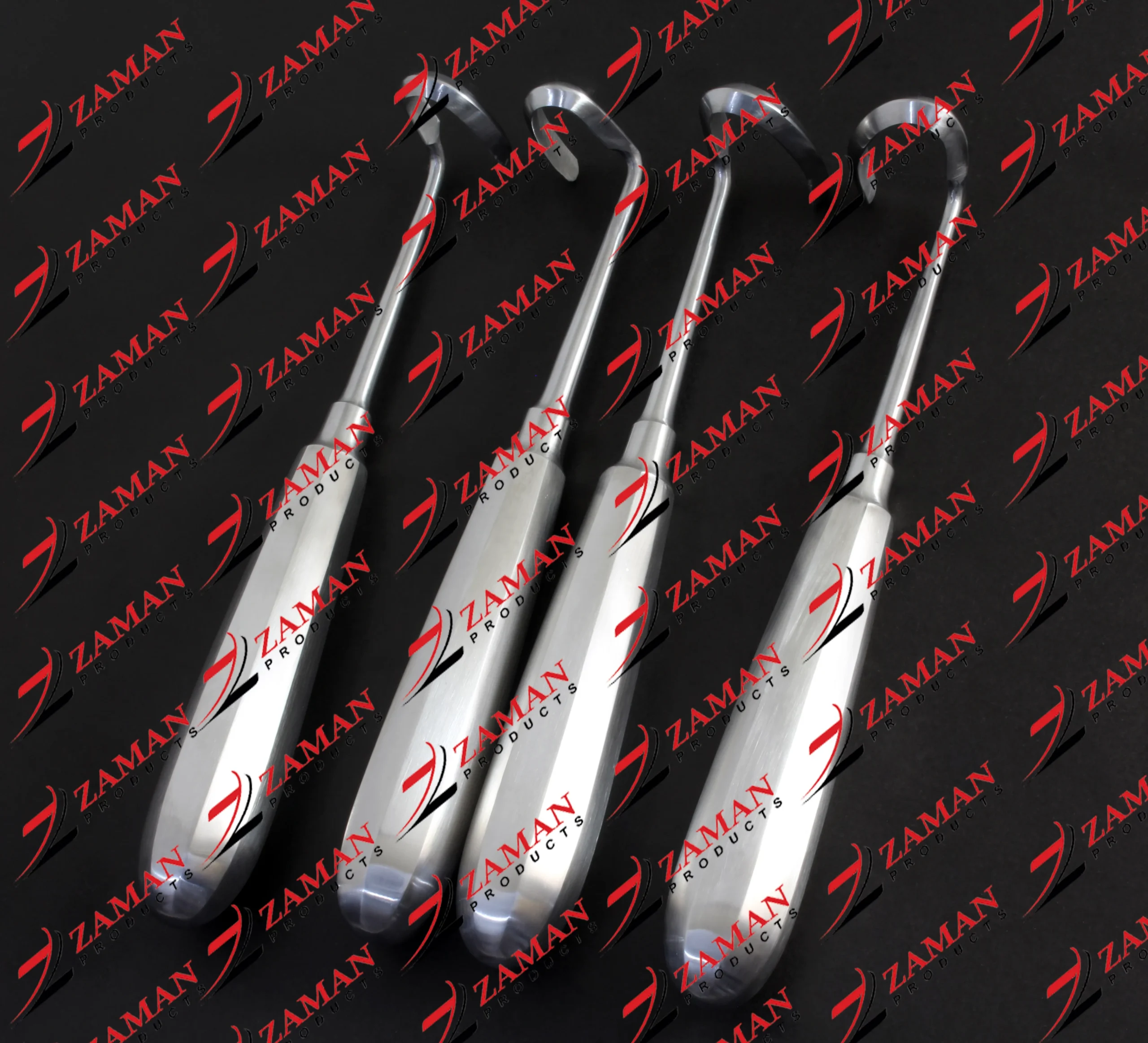 Doyen Rib Costal Elevator Raspatory Cardio Children & Adultos L & R 4 PCs Set - Image 2