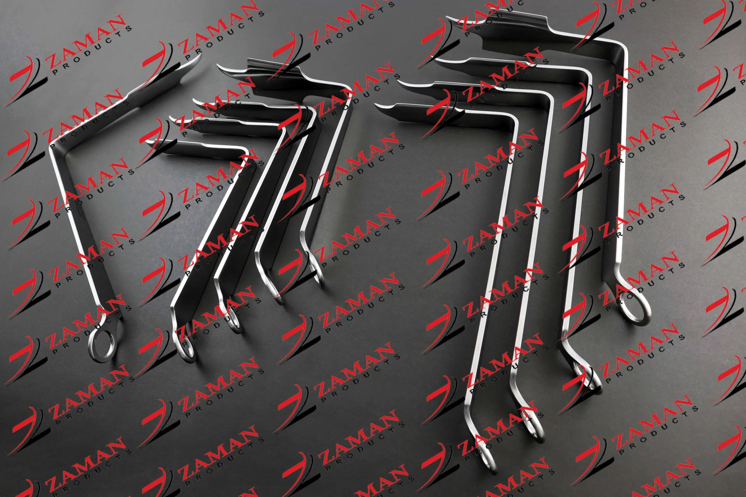 Bent Hohmann Knee Retractors Hip Arthroplasty Set Of 9 Orthopedic By Zaman products - Image 2