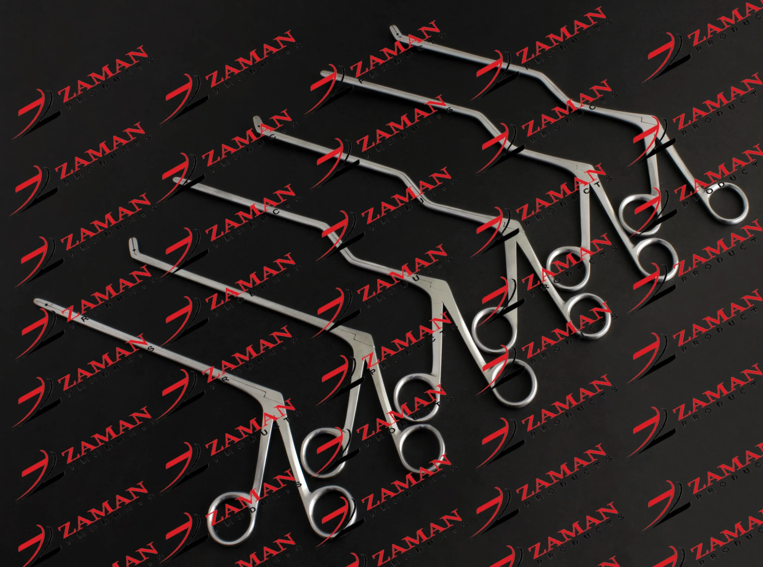 Cushing Disc Rongeur Bayonet Forceps Straight And Up 2,4 mm 6 PCs Set By ZP - Image 2