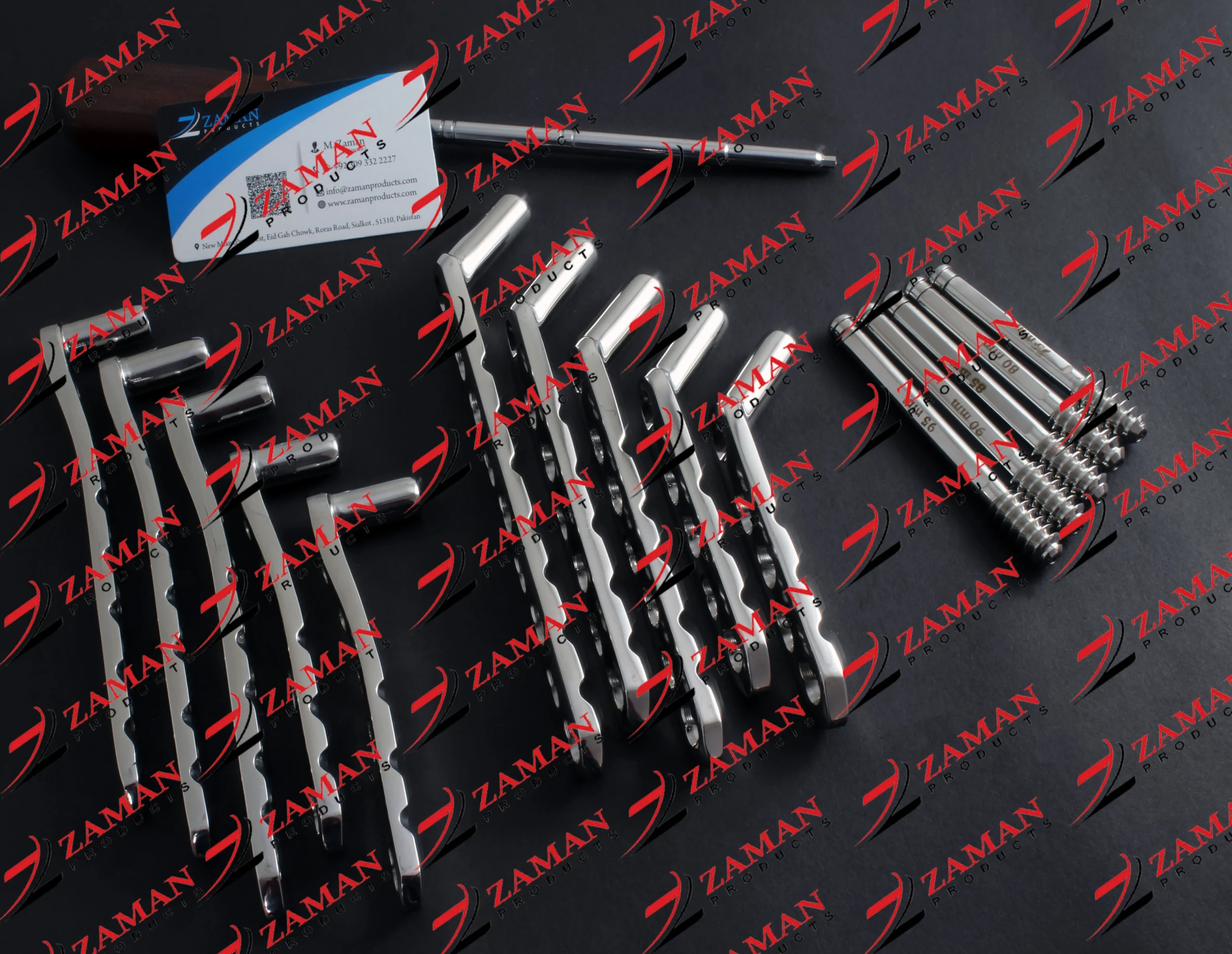 DCS 95° + DHS 135° locked plates + DHS Screws of 12.5mm + 5.0mm Locking Screws - Image 2