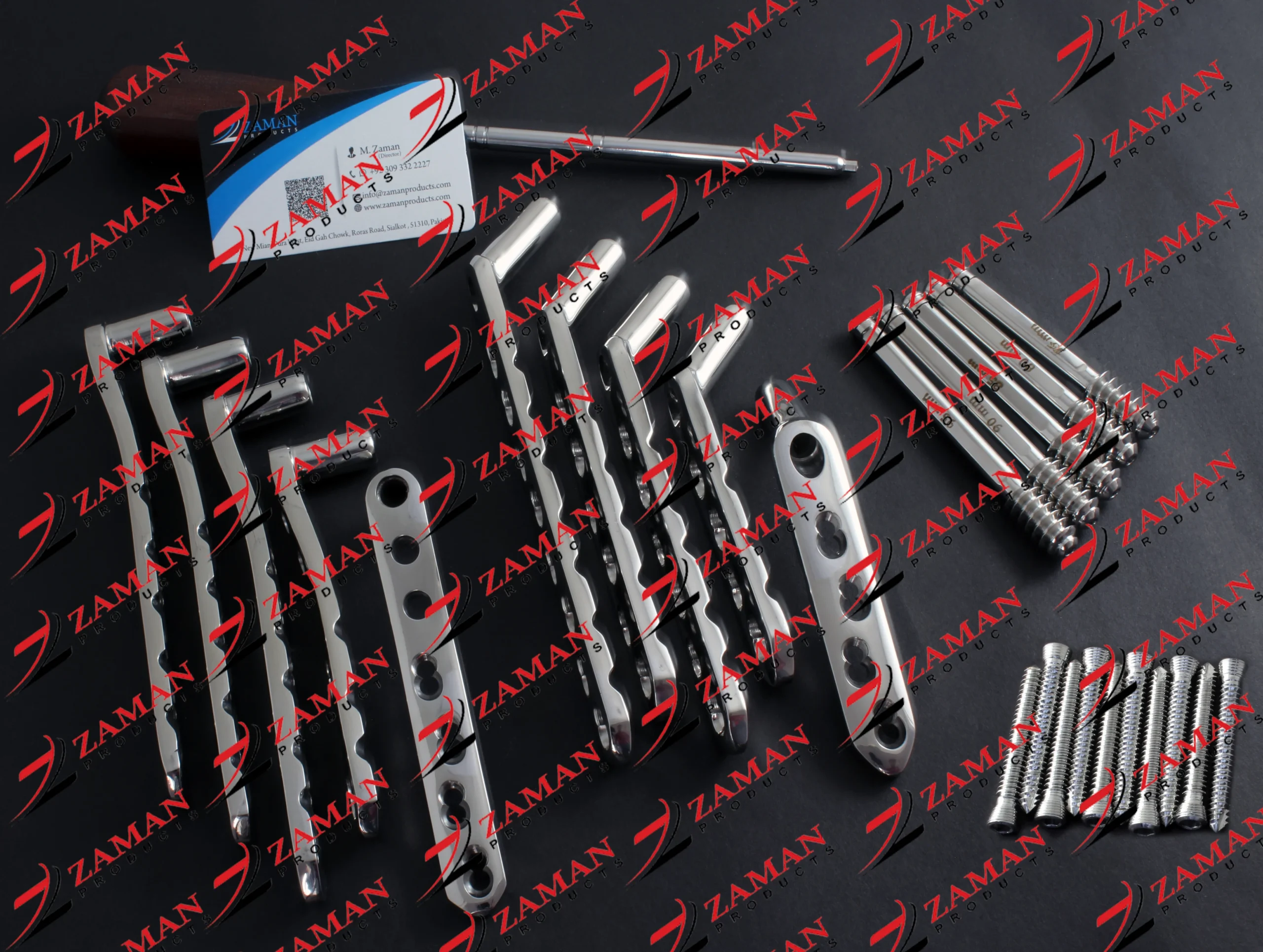 DCS 95° + DHS 135° locked plates + DHS Screws of 12.5mm + 5.0mm Locking Screws - Image 3