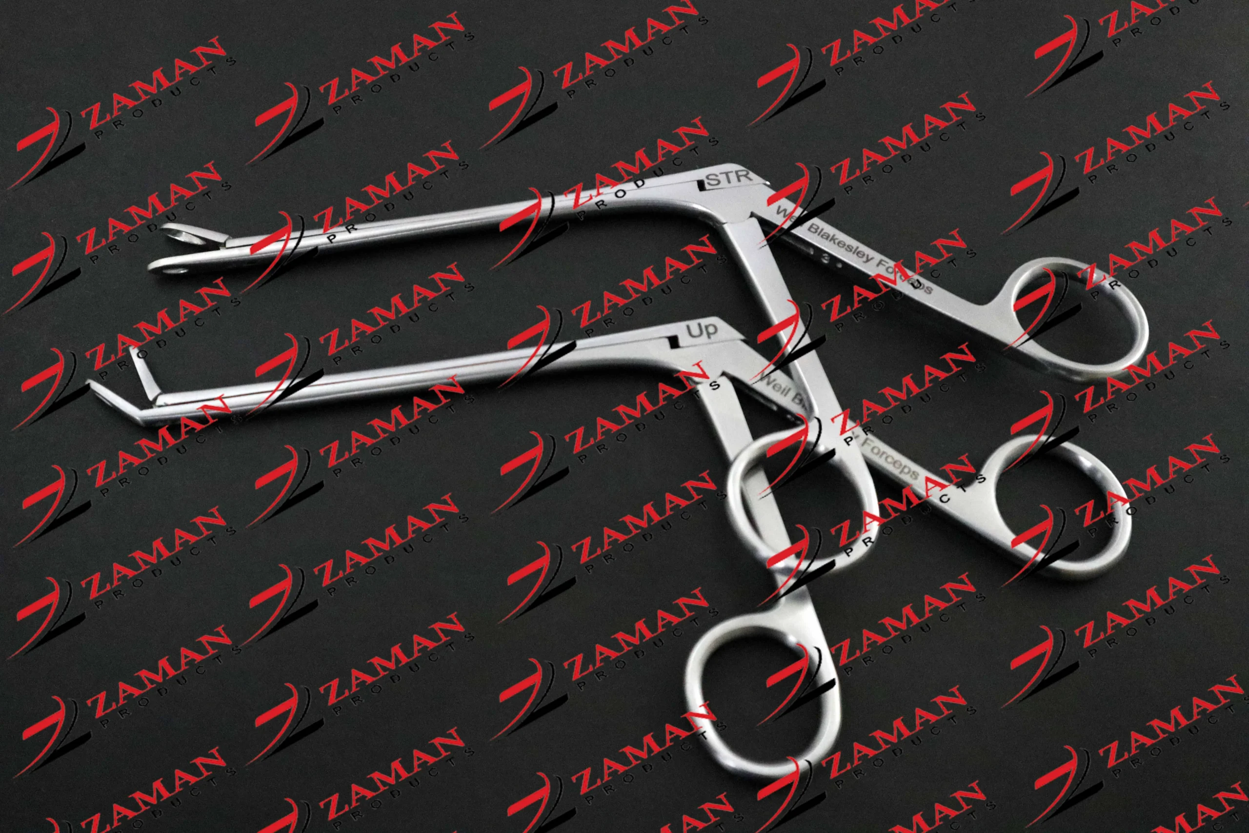 Weil Blakesley & Thru Cut Nasal Forceps Straight And 45 Degree 4 PCs Set - Image 4