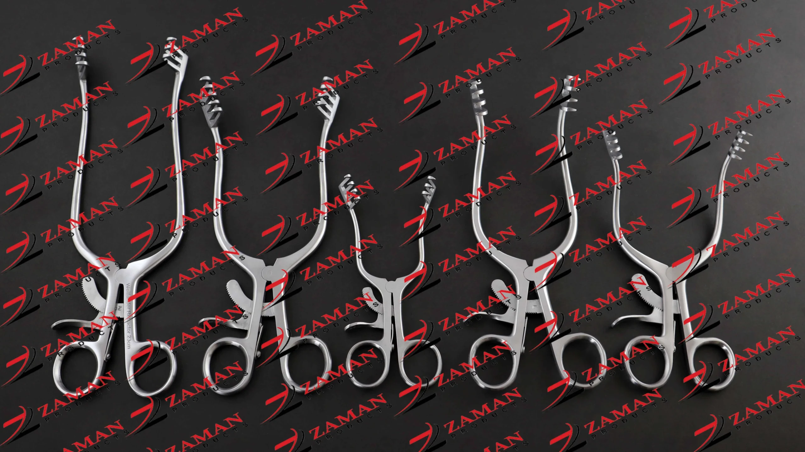 MOLLISON And WEITLANDER Retractors Sharp 5 PCs Set Surgical Instruments