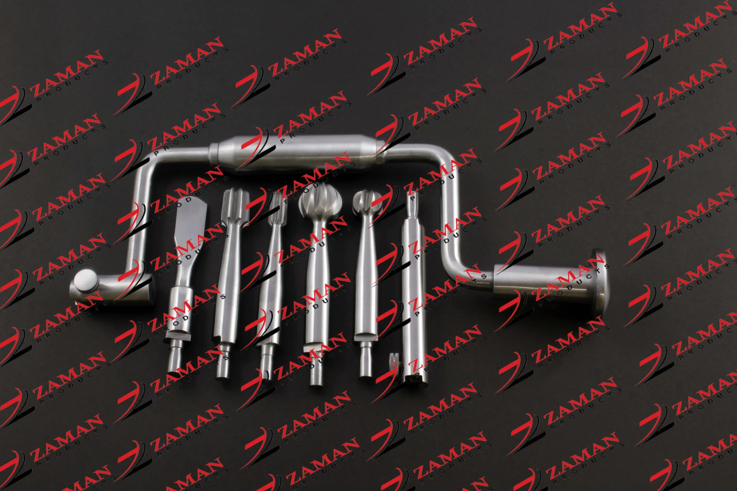 Hudson Brace Hand Drill Set Of 7 PCs Surgical Orthopedic Instruments By ZP