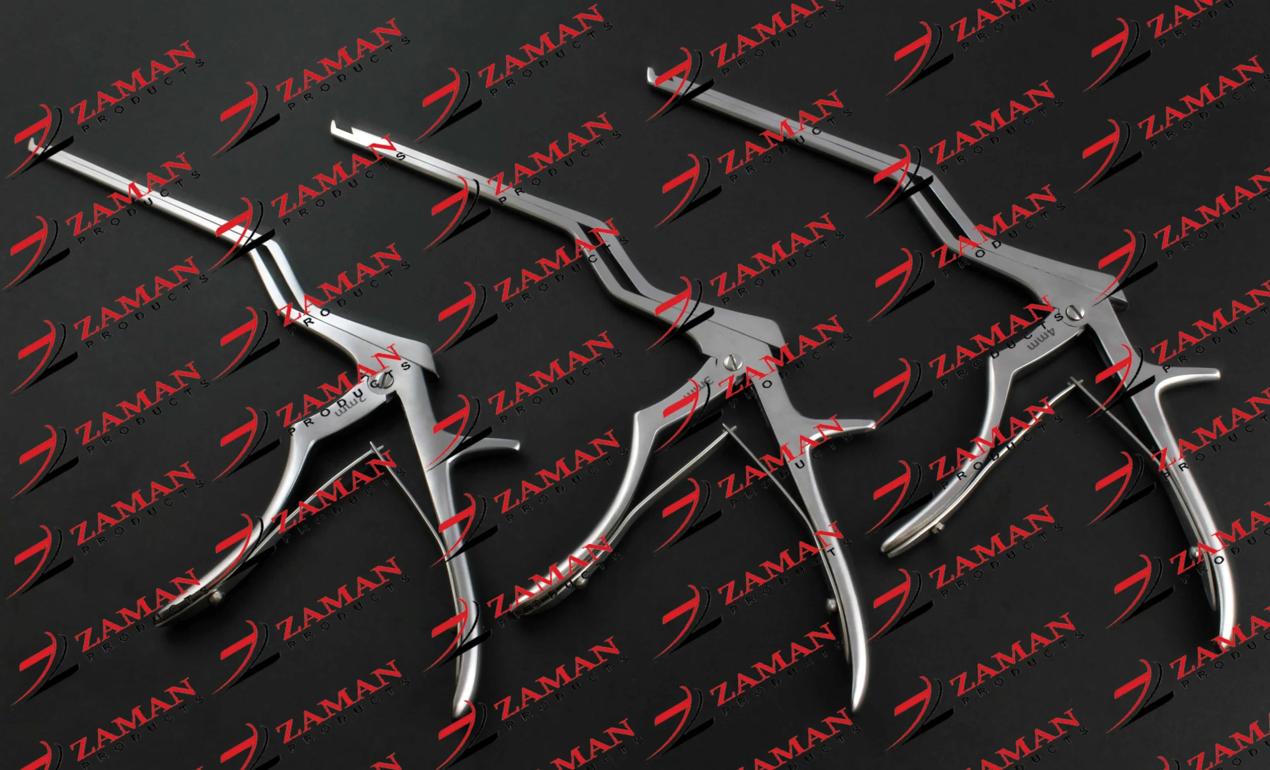 Spurling Kerrison Bayonet Rongeur 45 Degree 2mm,3mm,4mm up 9'' By Zaman Products - Image 2