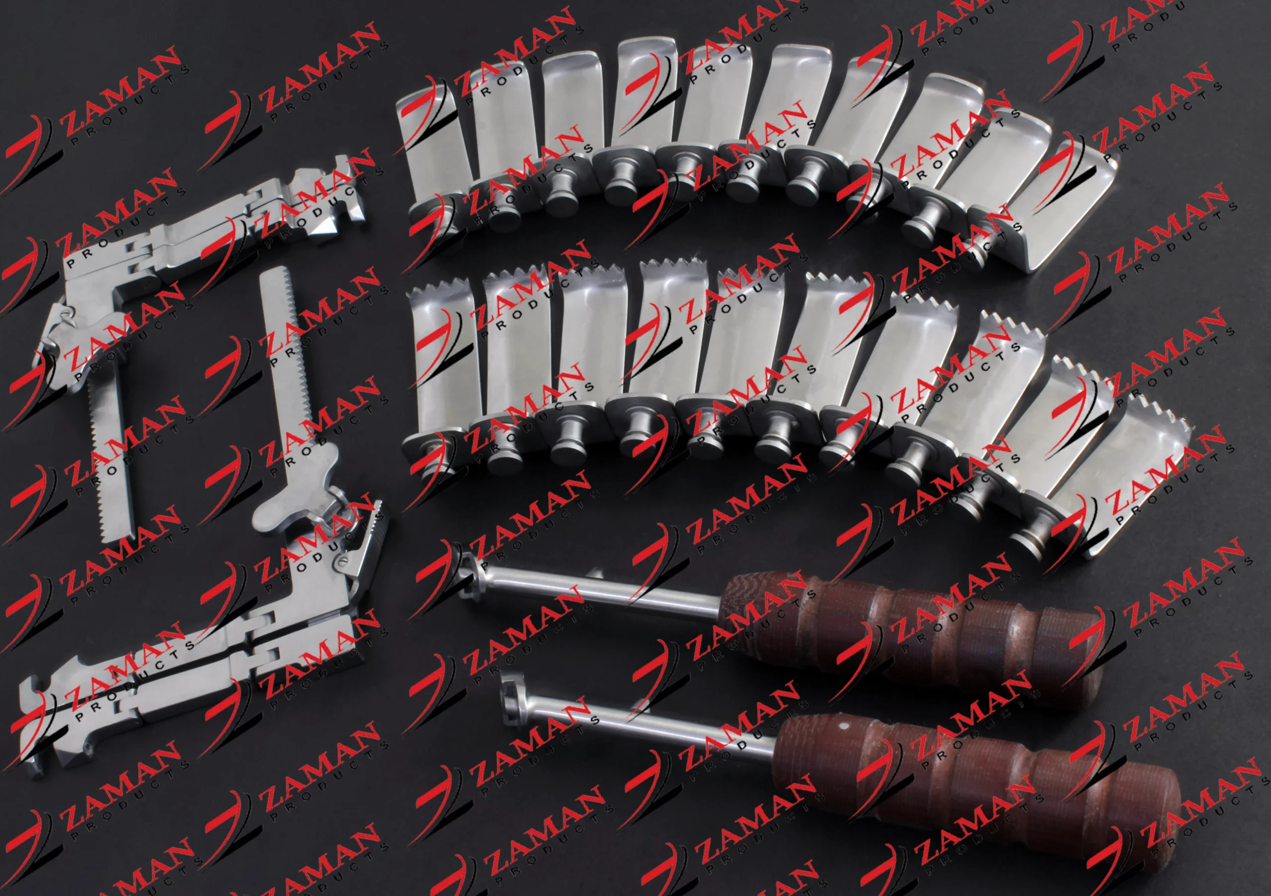 Casper Cervical Vertebral Column Retractor Frame 24 PCs Set 23 x 45 to 65 mm