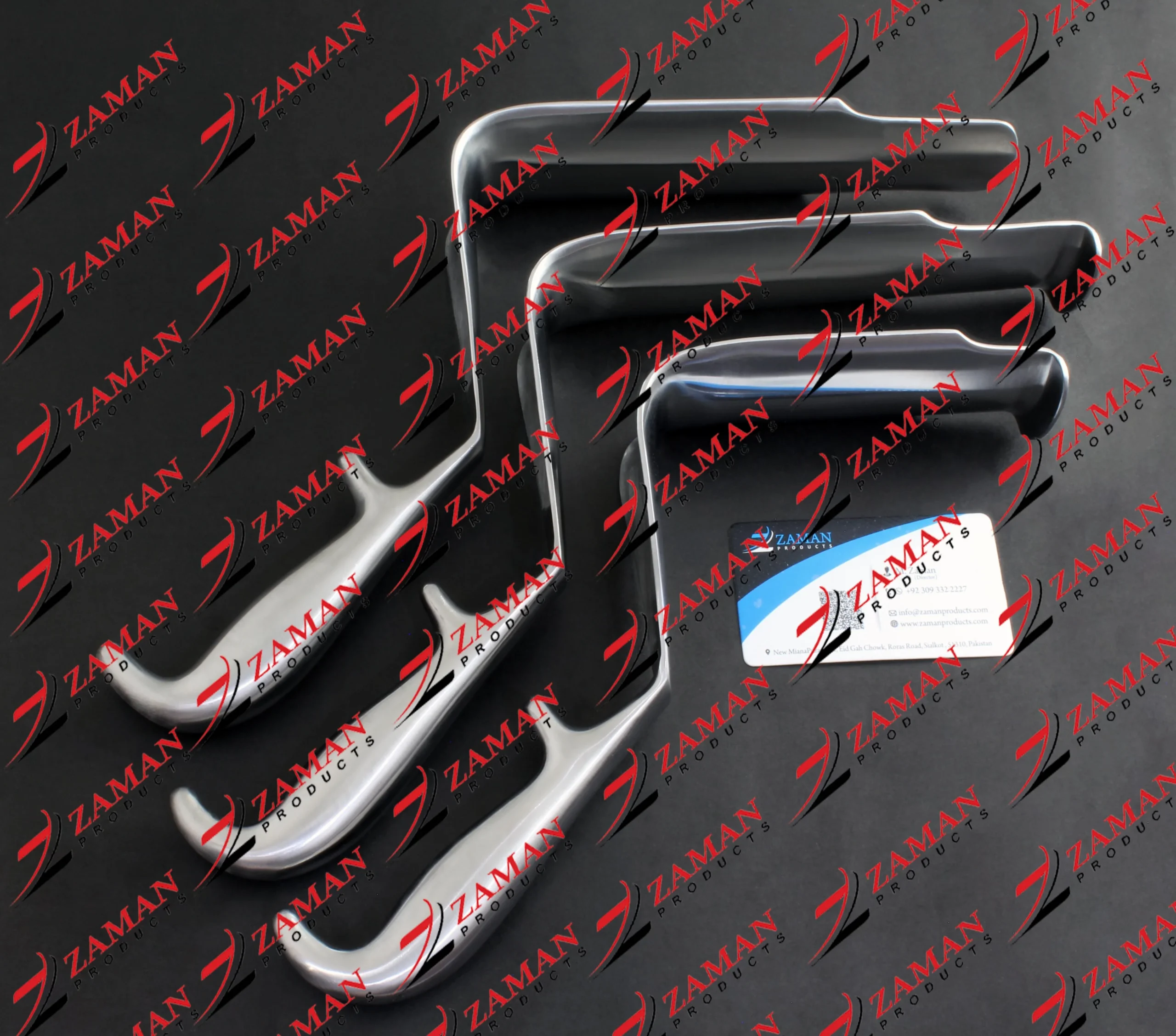 ST Mark Pelvis Retractor Deep Surgery 3 PCs Set Surgical Orthopedic Instruments - Image 3