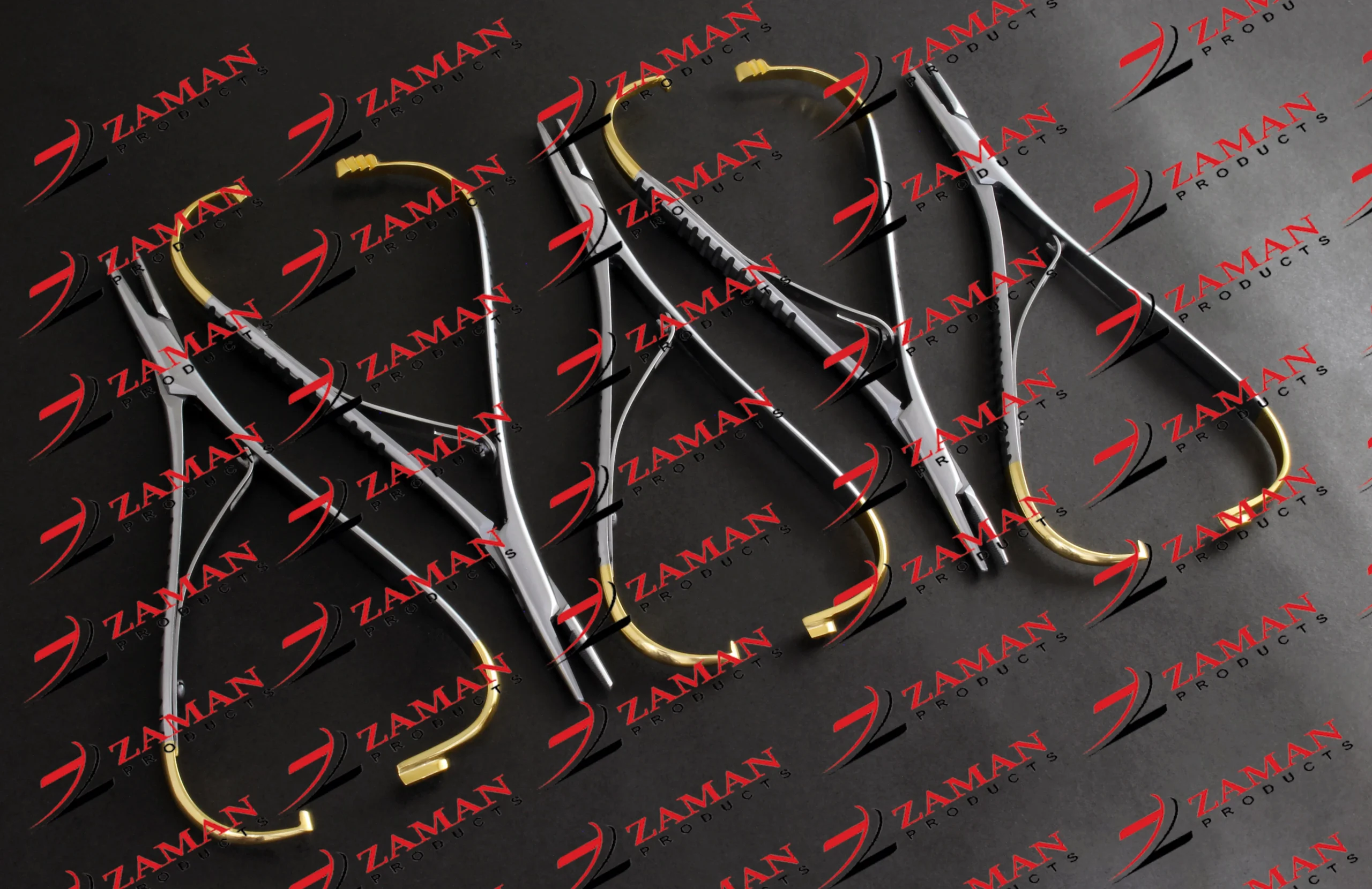 Mathieu Straight Surgical Needle Holder 14 cm TC gold 5 PCS By Zaman Products - Image 5