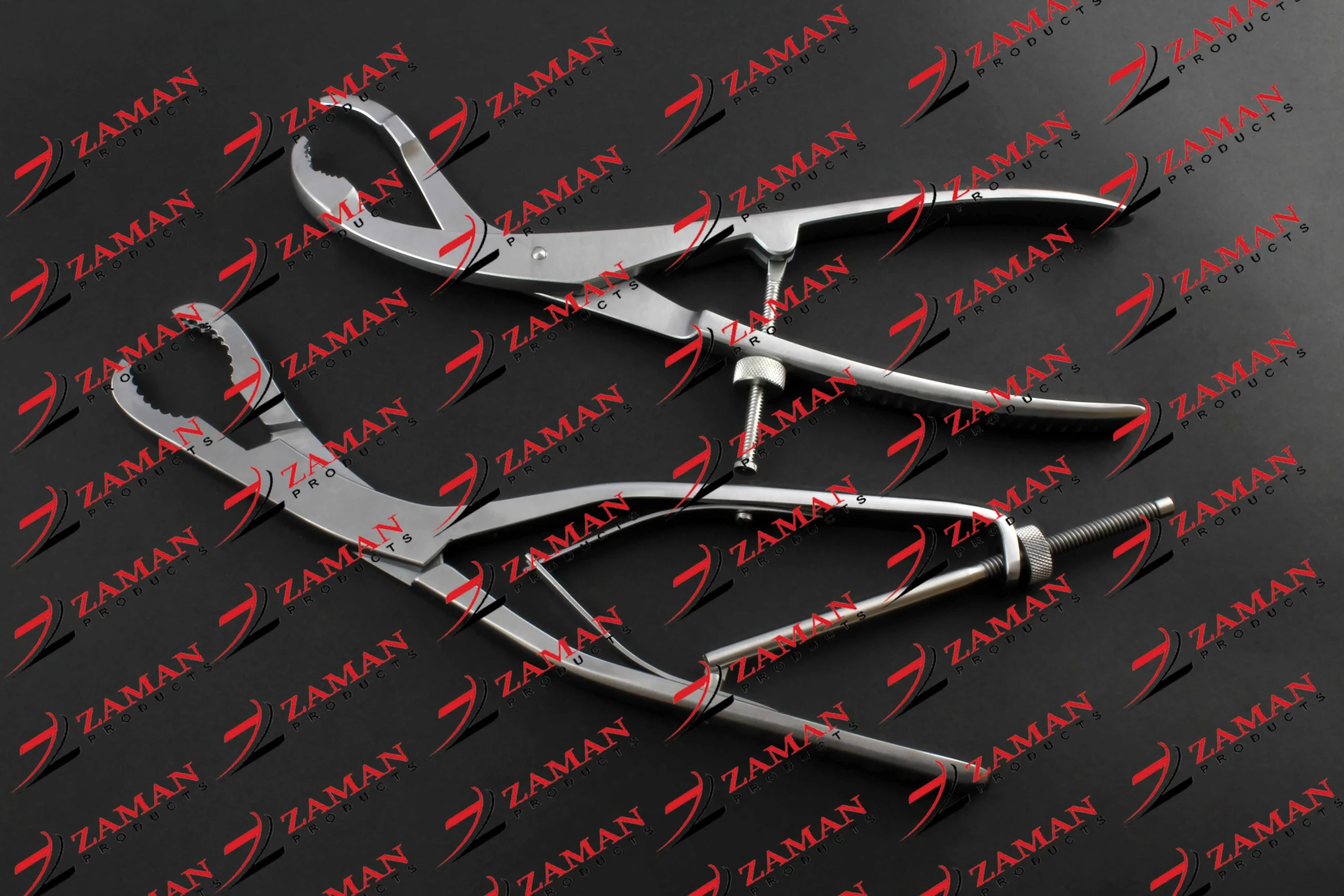 Self Centering Bone Holding Forceps And Ulrich Bone Holding Forceps Curved 25 CM - Image 3