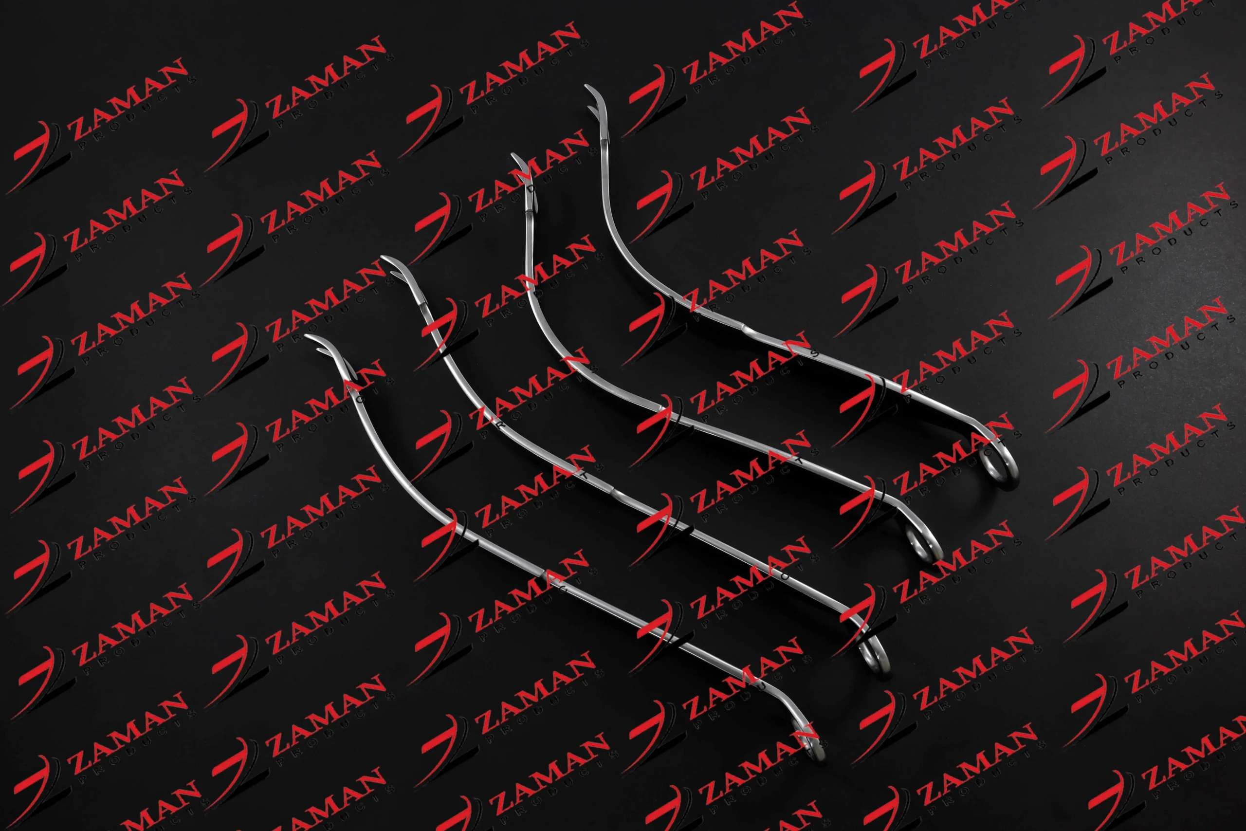 PCL Retractor Slightly Curved & Strong Curved 5 mm / 10 mm Gap / 5 mm 4 PCs Set - Image 6