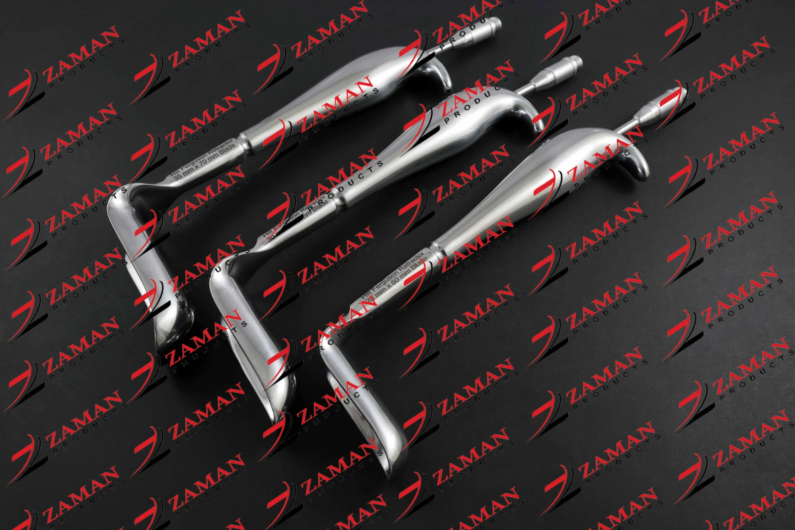 Hill Ferguson Rectal Retractor Fiber Optic 3 PCs Set S,M,L Surgical Instruments - Image 2