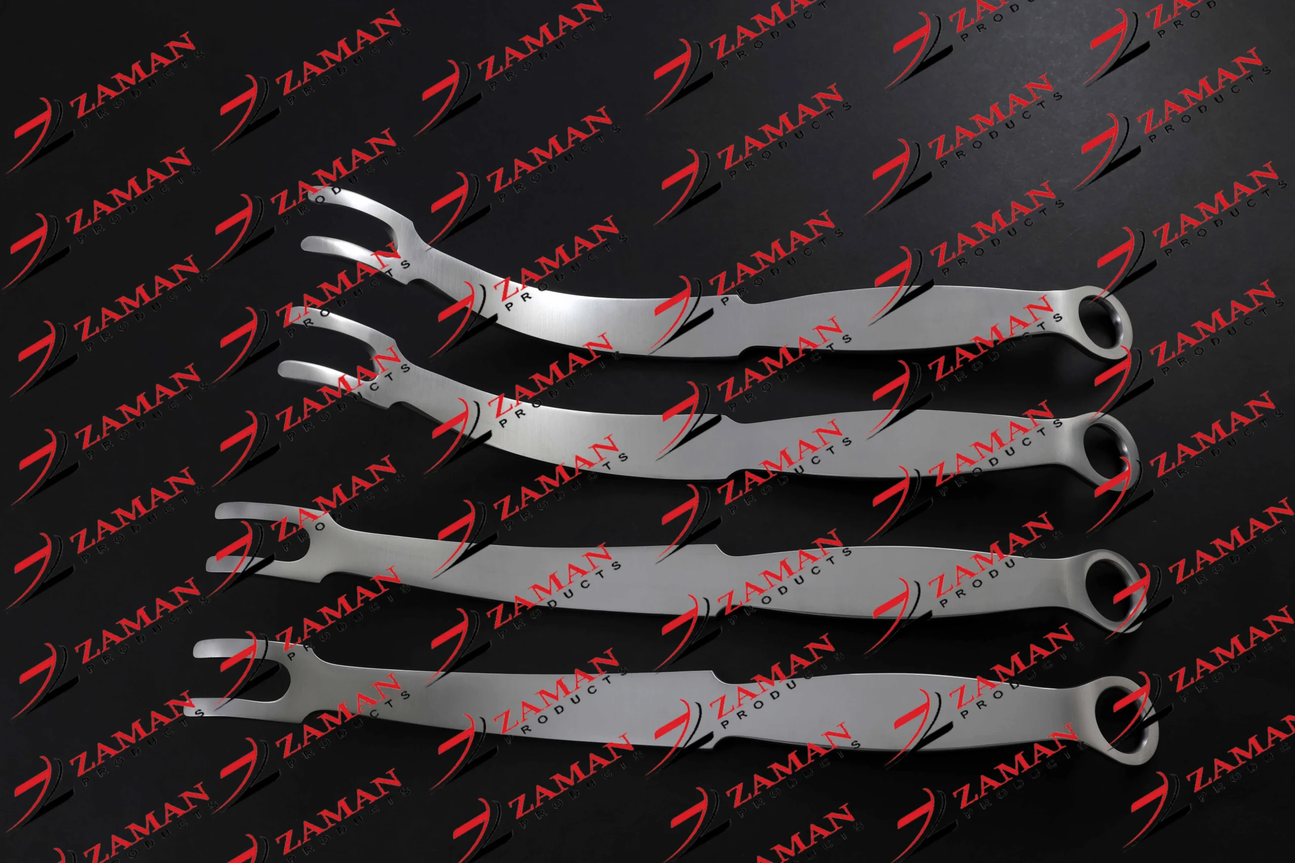 PCL Retractor Slightly Curved & Strong Curved 5 mm / 10 mm Gap / 5 mm 4 PCs Set - Image 8