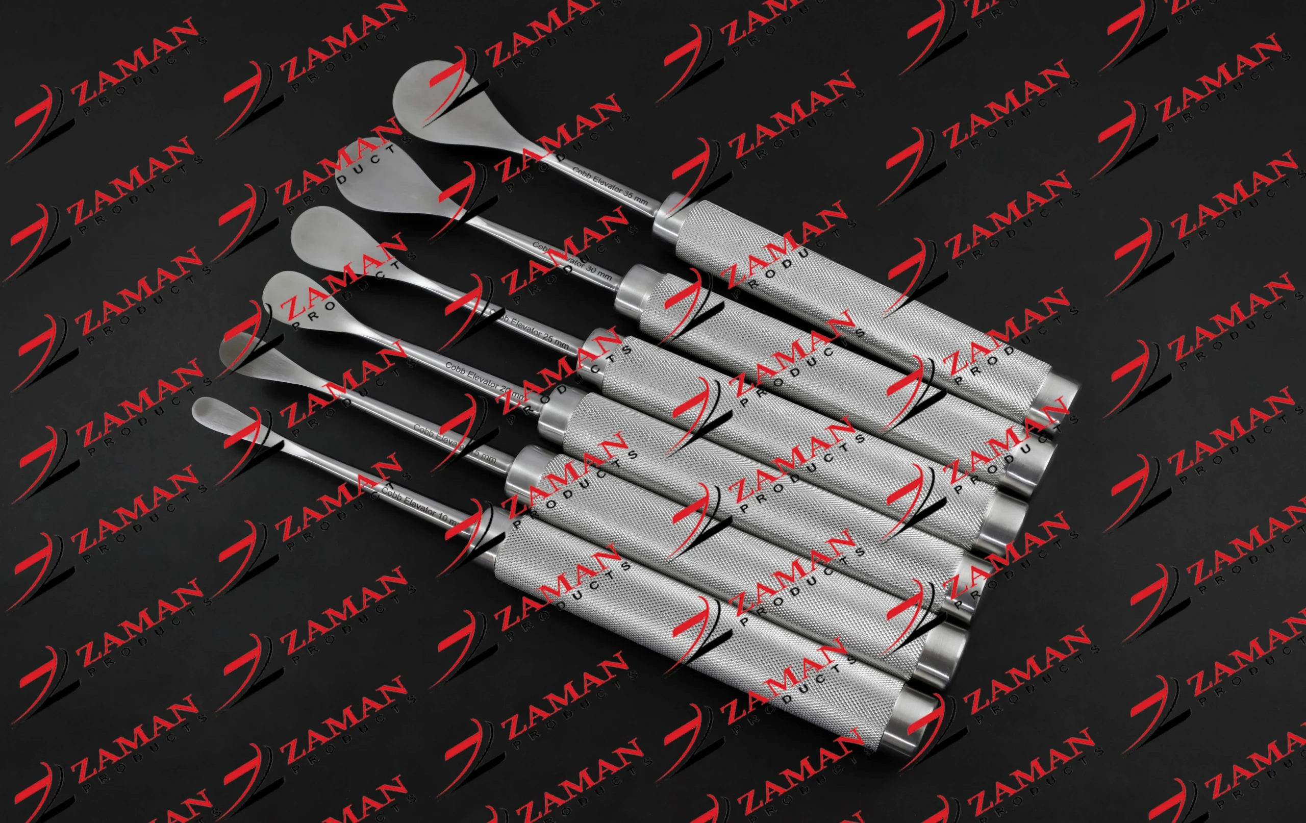 Cobb Spinal Elevator 6 PCs Set Steel Handle Orthopedic Surgical Instruments - Image 2