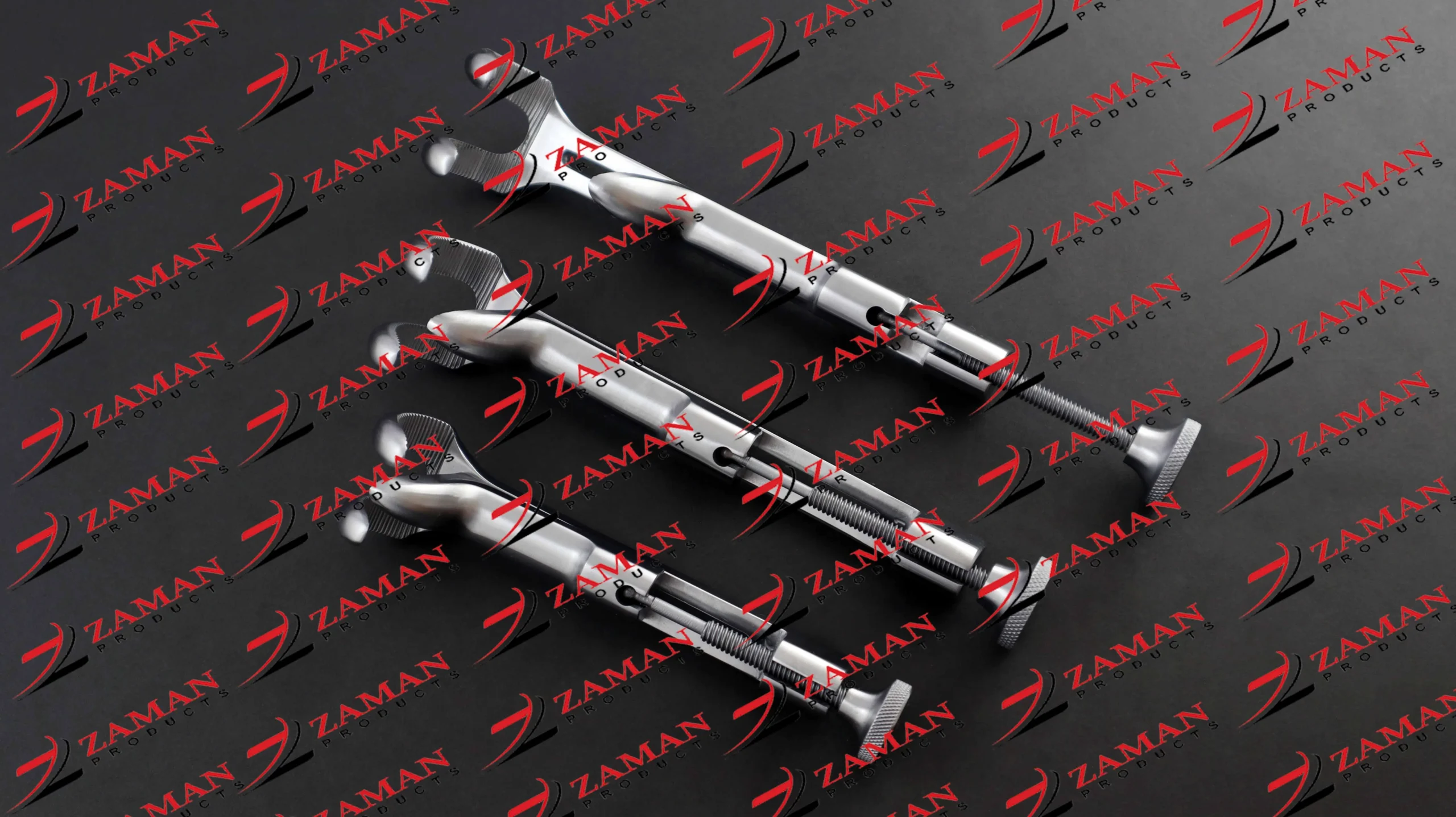 Gerster Lowman Bone Holding Clamps 12,14,18 CM Set of 3 PCs By Zaman Products