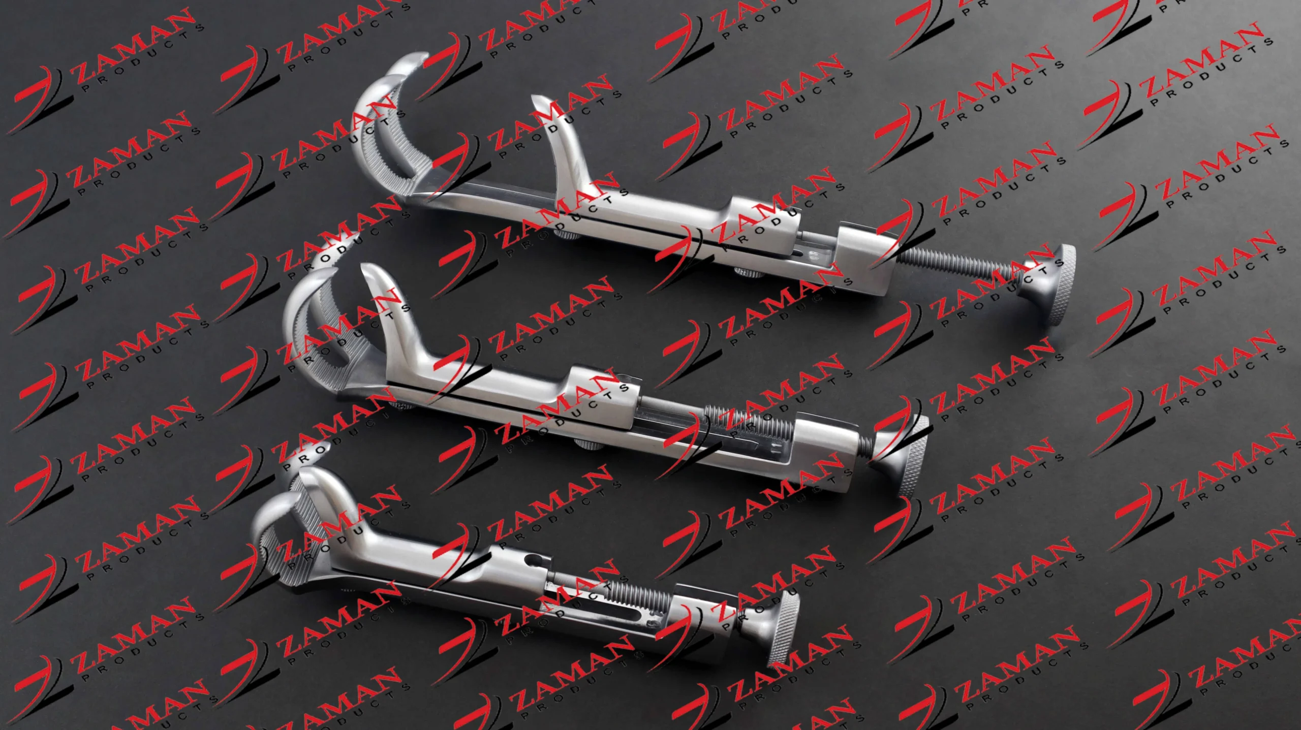 Gerster Lowman Bone Holding Clamps 12,14,18 CM Set of 3 PCs By Zaman Products - Image 2