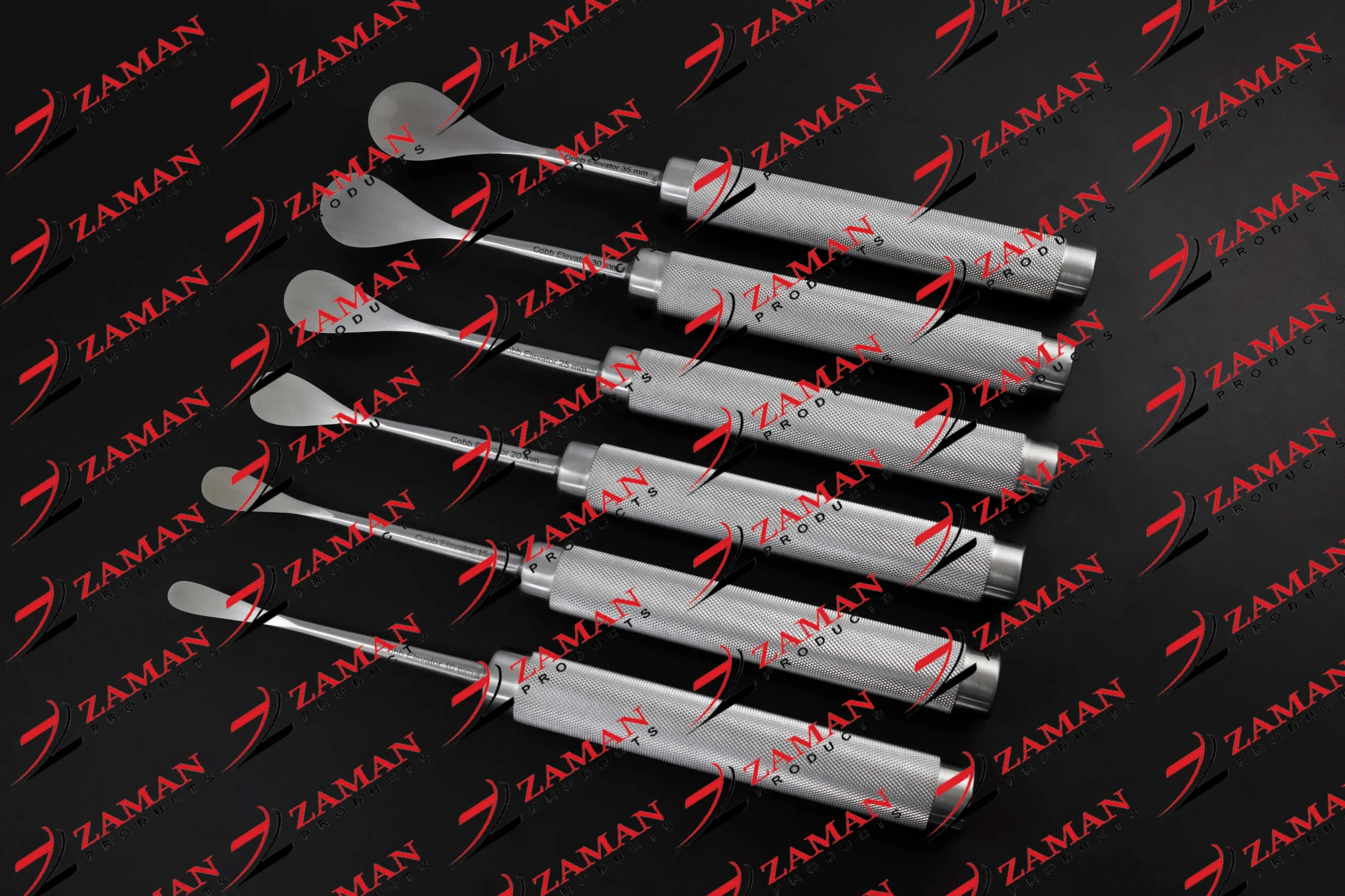 Cobb Spinal Elevator 6 PCs Set Steel Handle Orthopedic Surgical Instruments - Image 4