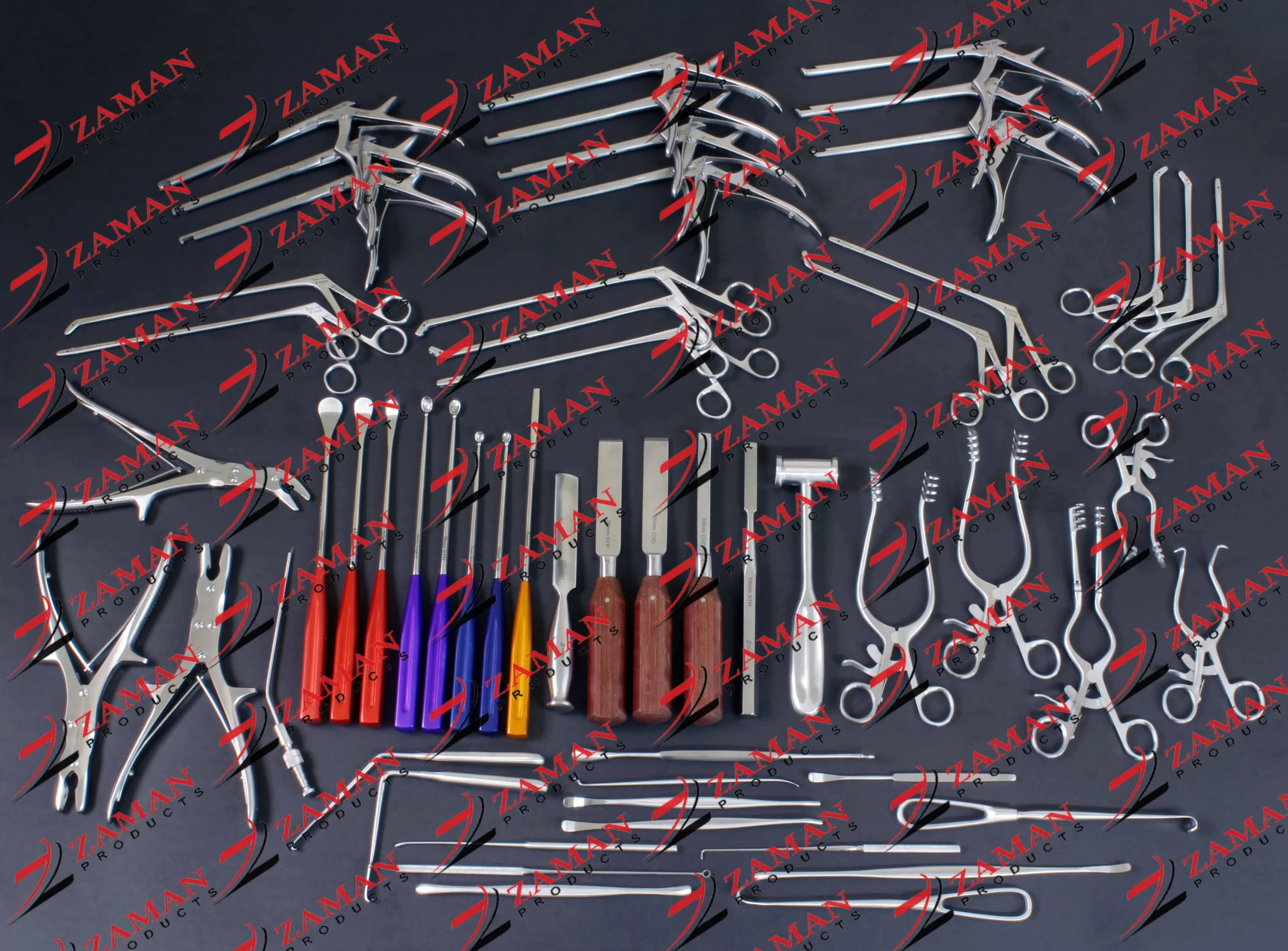 Laminectomy complete Instruments Full set of 57 pcs Spine Orthopedic instruments