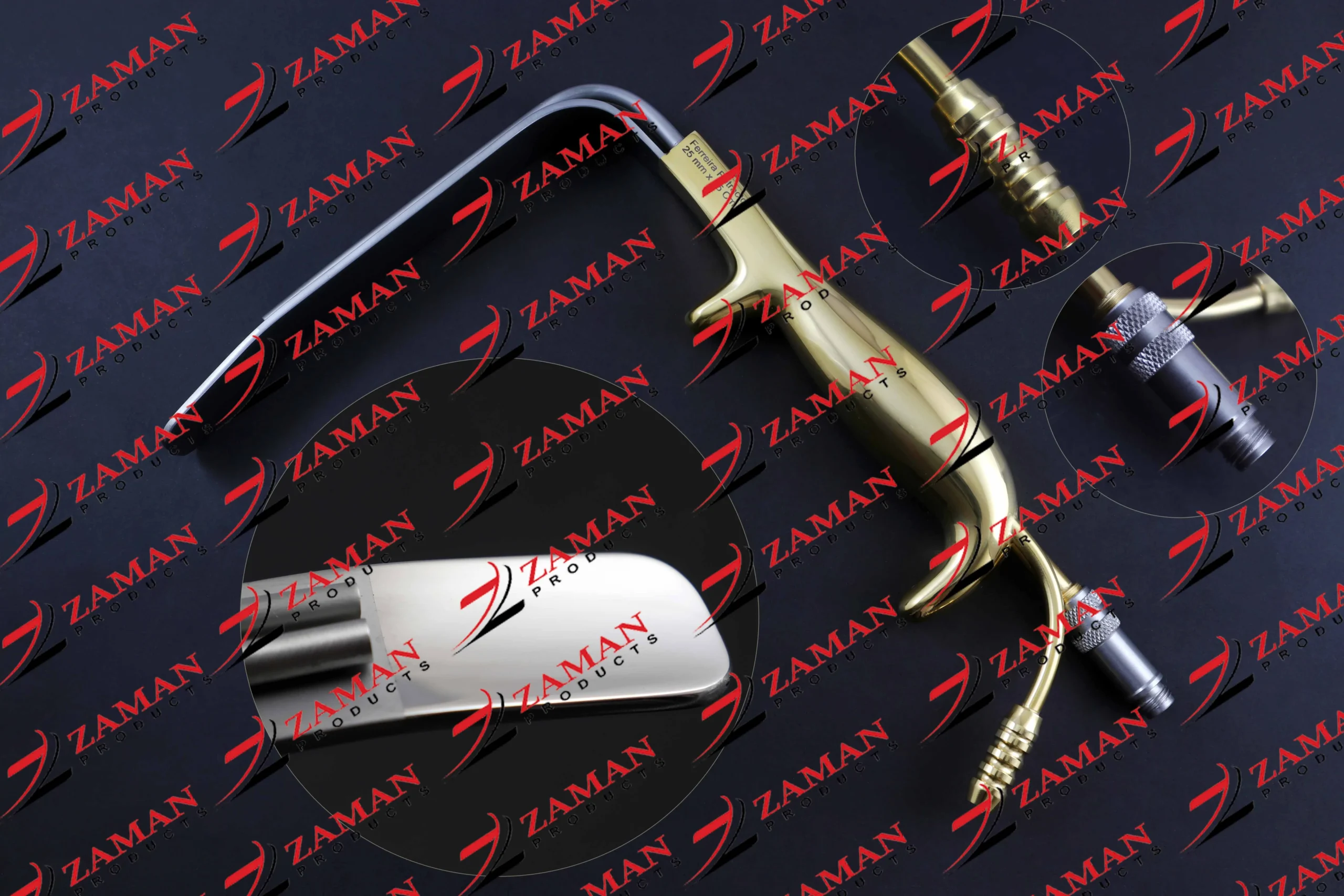 Ferreira Breast Retractor 25 mm x 15 CM With Fiber Optic For Breast Augmentation By Zaman Products