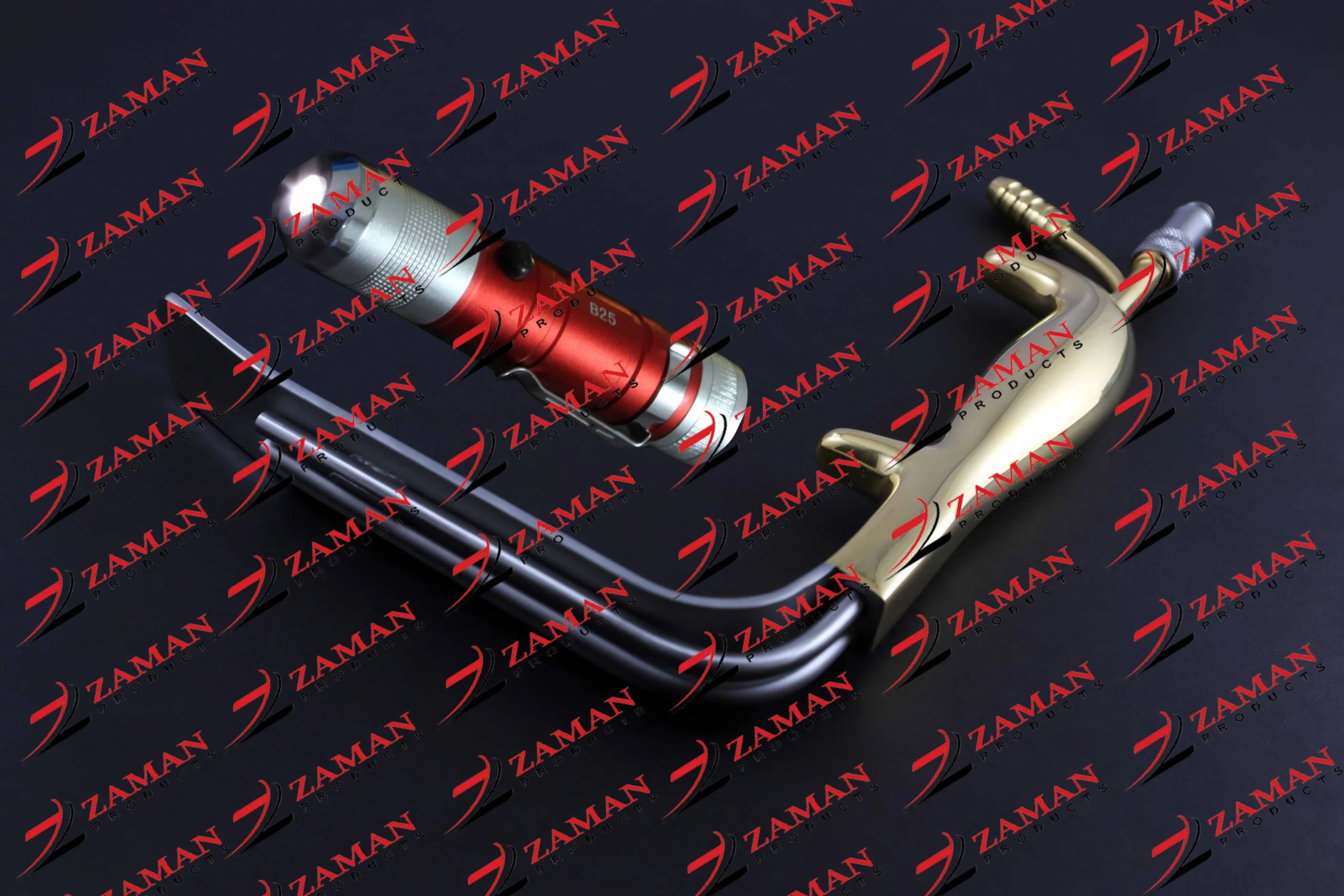Ferreira Breast Retractor 25 mm x 15 CM With Fiber Optic + LED Light For Breast Augmentation By Zaman Products - Image 8